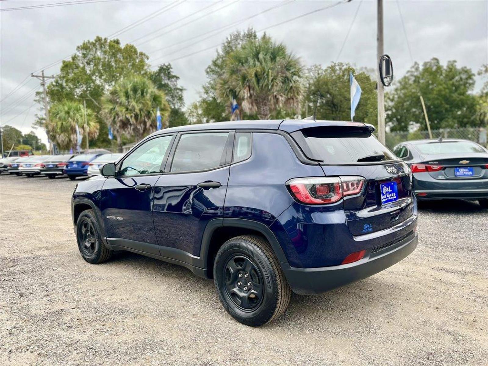 2019 Blue /Tan Jeep Compass (3C4NJCAB4KT) with an 2.4l I-4 MPI Sohc 2.4l engine, Automatic transmission, located at 745 East Steele Rd., West Columbia, SC, 29170, (803) 755-9148, 33.927212, -81.148483 - Special Internet Price! 2019 Jeep Compass with Uconnect 4 with 7 Display, Backup camera, Cruise Control w/Steering Wheel Controls, Dual Zone Front Automatic Air Conditioning, Cloth interior, Remote Keyless Entry, Proximity Key For Push Button Start Only, Plus more! - Photo #1