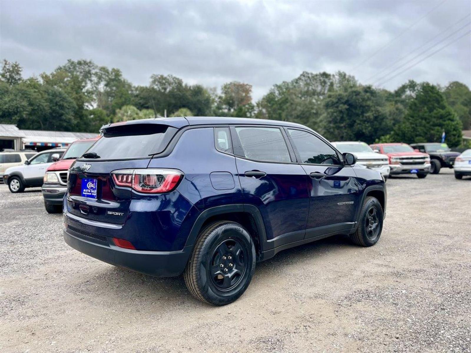 2019 Blue /Tan Jeep Compass (3C4NJCAB4KT) with an 2.4l I-4 MPI Sohc 2.4l engine, Automatic transmission, located at 745 East Steele Rd., West Columbia, SC, 29170, (803) 755-9148, 33.927212, -81.148483 - Special Internet Price! 2019 Jeep Compass with Uconnect 4 with 7 Display, Backup camera, Cruise Control w/Steering Wheel Controls, Dual Zone Front Automatic Air Conditioning, Cloth interior, Remote Keyless Entry, Proximity Key For Push Button Start Only, Plus more! - Photo #2