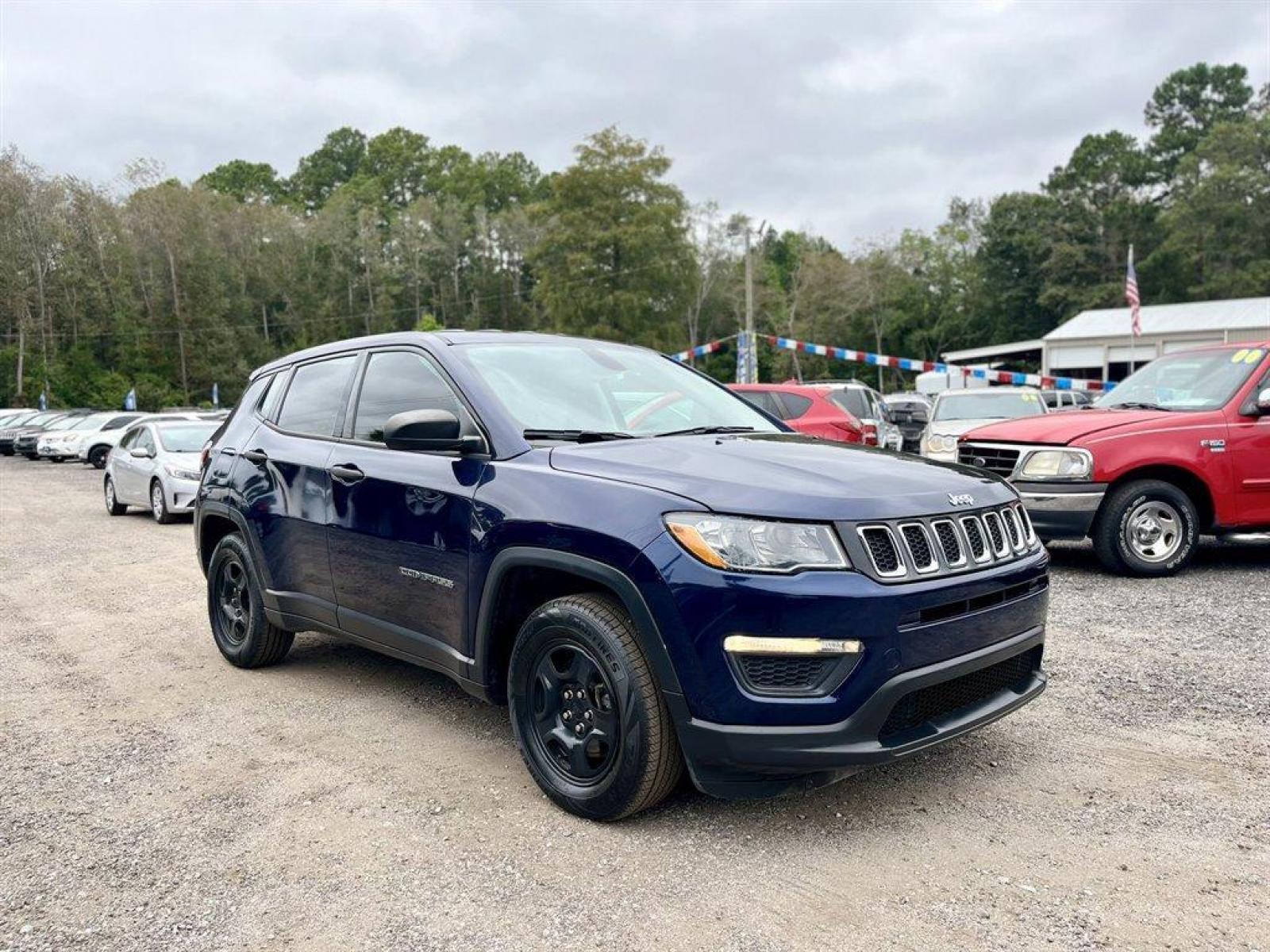 2019 Blue /Tan Jeep Compass (3C4NJCAB4KT) with an 2.4l I-4 MPI Sohc 2.4l engine, Automatic transmission, located at 745 East Steele Rd., West Columbia, SC, 29170, (803) 755-9148, 33.927212, -81.148483 - Special Internet Price! 2019 Jeep Compass with Uconnect 4 with 7 Display, Backup camera, Cruise Control w/Steering Wheel Controls, Dual Zone Front Automatic Air Conditioning, Cloth interior, Remote Keyless Entry, Proximity Key For Push Button Start Only, Plus more! - Photo #3