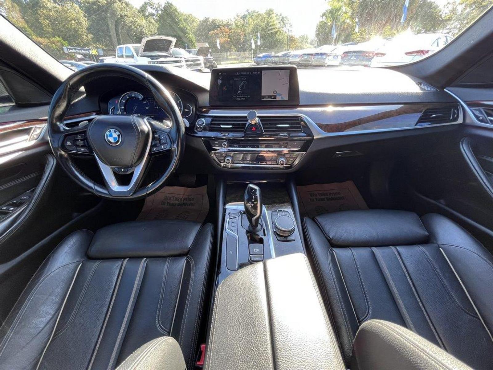 2017 Black /Black BMW 5-Series (WBAJA7C38HG) with an 2.0l I-4 DI Dohc T/C 2.0l engine, Automatic transmission, located at 745 East Steele Rd., West Columbia, SC, 29170, (803) 755-9148, 33.927212, -81.148483 - 2017 BMW 5-Series 530xi with AM/FM Audio System, Bluetooth Wireless Phone Connectivity, Navigation, Backup Camera, Heated Seats, Heated Steering Wheel, Leather Interior, Proximity Key For Push Button Start, Sunroof, Memory Settings, Plus more! - Photo #10