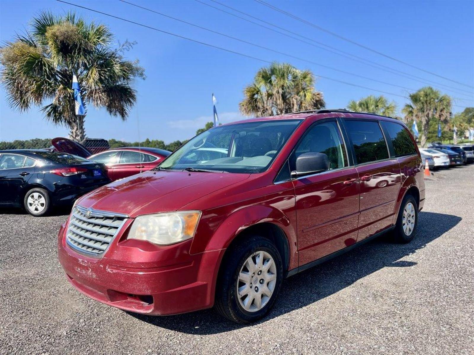 2009 Burgandy /Grey Chrysler Town and Country (2A8HR44E29R) with an 3.3l V6 SFI 3.3l engine, Automatic transmission, located at 745 East Steele Rd., West Columbia, SC, 29170, (803) 755-9148, 33.927212, -81.148483 - Special Internet Price! 2009 Chrysler Town and Country with AM/FM stereo with CD/MP3 player, AUX port, Powered windows, Cloth interior, 2nd row Stow N' Go buckets, 3rd row 60/40 fold-in-floor bench seat, Keyless entry, Plus more! - Photo #0