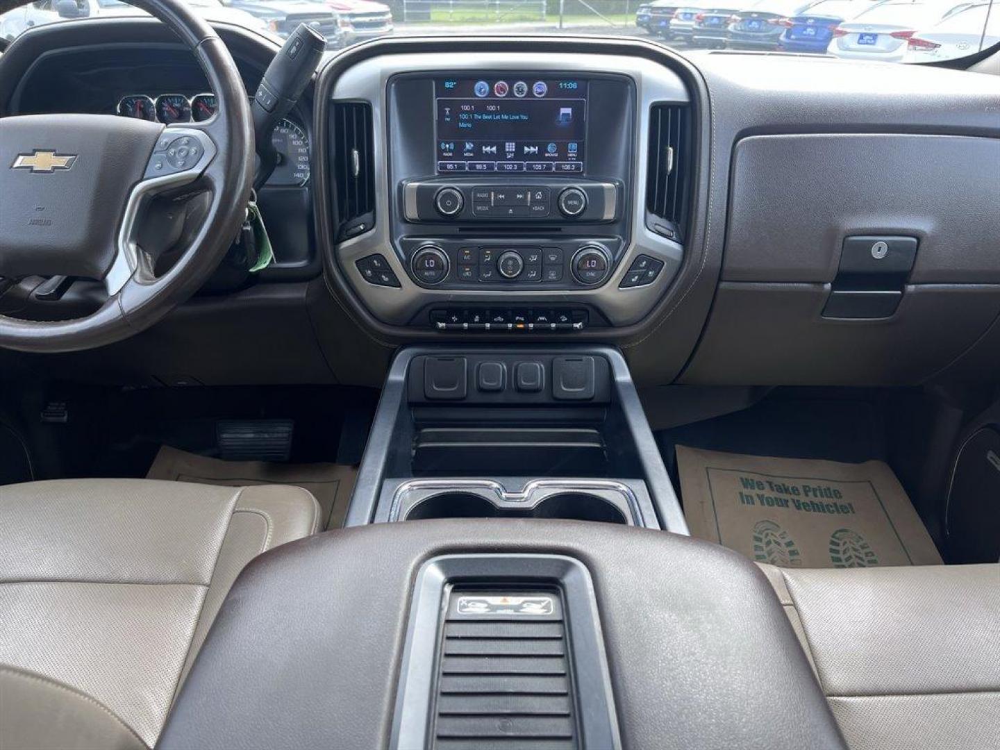 2017 White /Tan Chevrolet Silverado 1500 (3GCUKSEC8HG) with an 5.3l V8 DI VVT Flex 5.3l engine, Automatic transmission, located at 745 East Steele Rd., West Columbia, SC, 29170, (803) 755-9148, 33.927212, -81.148483 - Special Internet Price! 2017 Chevrolet Silverado 1500 LTZ with Bluetooth, SiriusXM Satellite Radio, Backup camera, Navigation, Leather Interior, Heated front seats, Air conditioning, Cruise control, Remote Keyless Entry, Powered windows, Powered door locks, Plus more! - Photo#9