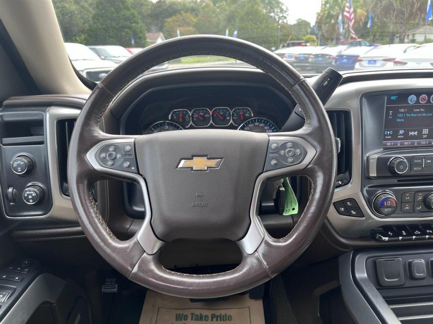 2017 White /Tan Chevrolet Silverado 1500 (3GCUKSEC8HG) with an 5.3l V8 DI VVT Flex 5.3l engine, Automatic transmission, located at 745 East Steele Rd., West Columbia, SC, 29170, (803) 755-9148, 33.927212, -81.148483 - Special Internet Price! 2017 Chevrolet Silverado 1500 LTZ with Bluetooth, SiriusXM Satellite Radio, Backup camera, Navigation, Leather Interior, Heated front seats, Air conditioning, Cruise control, Remote Keyless Entry, Powered windows, Powered door locks, Plus more! - Photo#5