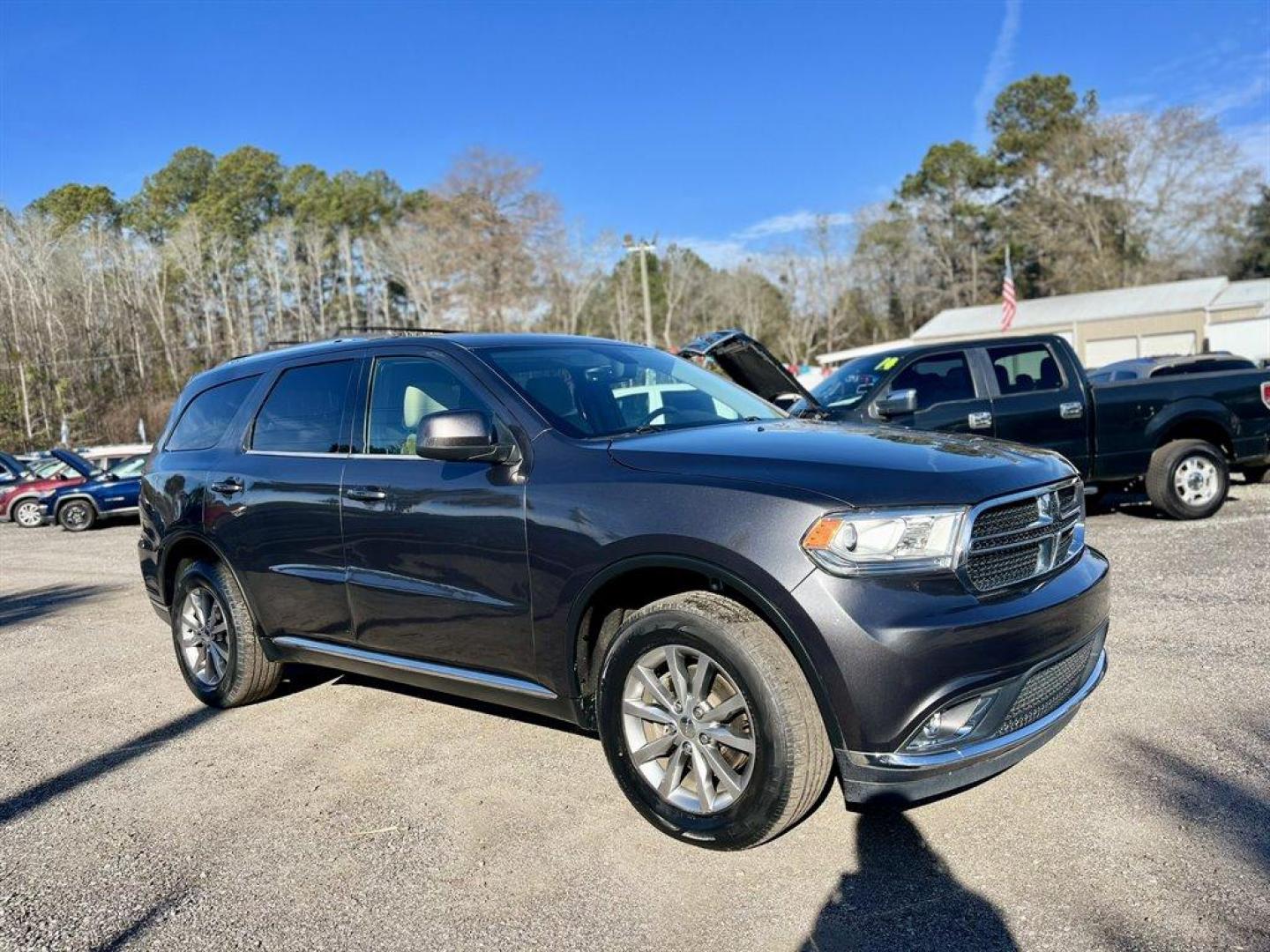 2017 Grey /Tan Dodge Durango (1C4RDJAGXHC) with an 3.6l V6 MPI Dohc 3.6l engine, Automatic transmission, located at 745 East Steele Rd., West Columbia, SC, 29170, (803) 755-9148, 33.927212, -81.148483 - Special Internet Price! 2017 Dodge Durango SXT with Uconnect, Cruise Control, Keyless Entry, Dual Zone Front Automatic Air Conditioning, Cargo Area Concealed Storage, 3rd Row Seating, Cloth Interior, Heated Front Seats, Powered Driver Seat, Powered Windows, Powered Door Locks, Plus More! - Photo#3