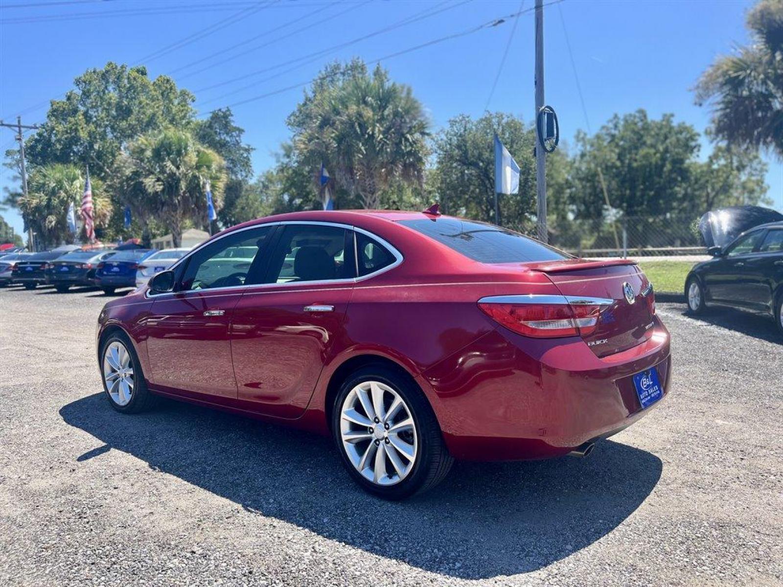 2012 Burgundy /Tan Buick Verano (1G4PR5SK4C4) with an 2.4l I-4 DI Dohc 2.4l engine, Automatic transmission, located at 745 East Steele Rd., West Columbia, SC, 29170, (803) 755-9148, 33.927212, -81.148483 - Special Internet Price! 2012 Buick Verano Convenience with Bluetooth, AM/FM/SiriusXM stereo, Backup camera, Navigation, Cruise control, Dual-zone automatic climate control, Remote Keyless Entry, Powered driver seat, rear 60-40 split-folding, Powered windows, Powered door locks, Plus more! - Photo #1