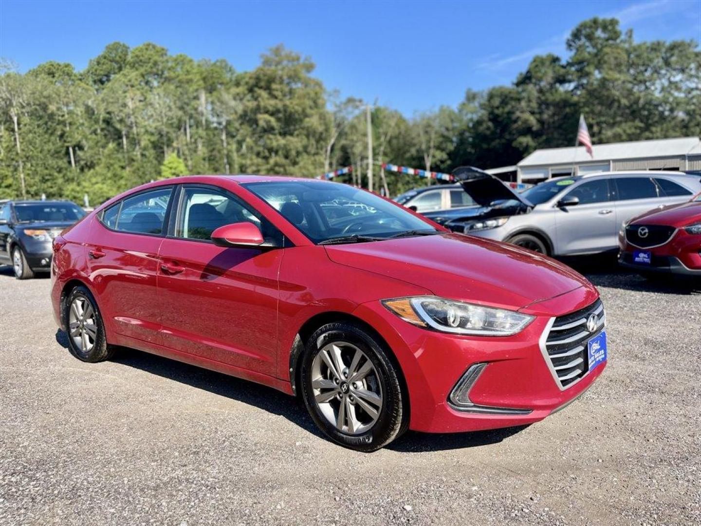 2017 Burgundy /Black Hyundai Elantra (5NPD84LFXHH) with an 2.0l I-4 MPI Dohc 2.0l engine, Automatic transmission, located at 745 East Steele Rd., West Columbia, SC, 29170, (803) 755-9148, 33.927212, -81.148483 - Special Internet Price! 2017 Hyundai Elantra with Bluetooth, AM/FM/SiriusXM/MP3, Cruise Control, Backup camera, Sunroof, Powered driver seat, Cloth interior, Remote Keyless Entry, Rear Collision Warning, Blind Spot, Plus more! - Photo#3