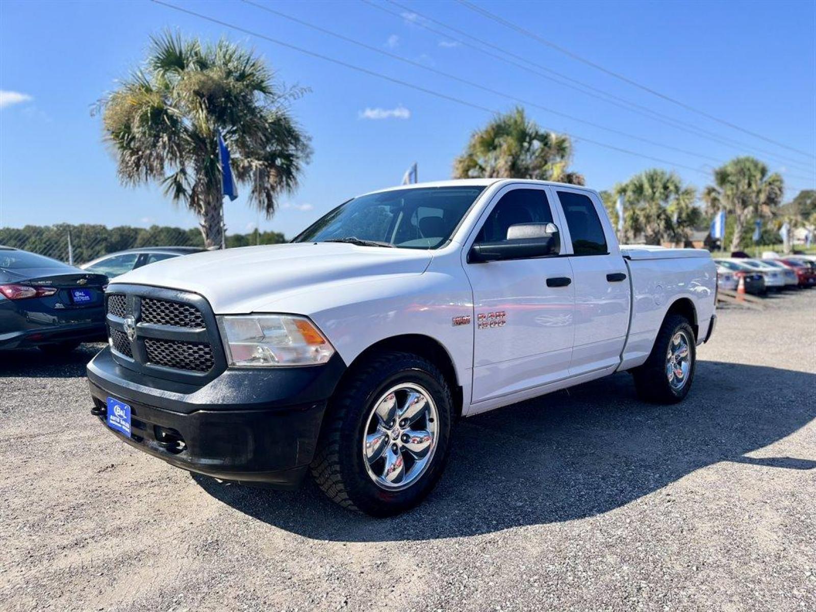 2014 White /Grey Ram 1500 (1C6RR7FT4ES) with an 5.7l V8 Smpi Hemi 5.7l engine, Automatic transmission, located at 745 East Steele Rd., West Columbia, SC, 29170, (803) 755-9148, 33.927212, -81.148483 - Special Internet Price! 2014 Ram 1500 with Bluetooth, Backup camera, Cruise control, Cloth interior, Air conditioning, Rear 40/20/40 bench seat, Powered windows, Powered door locks, Plus more! - Photo #0