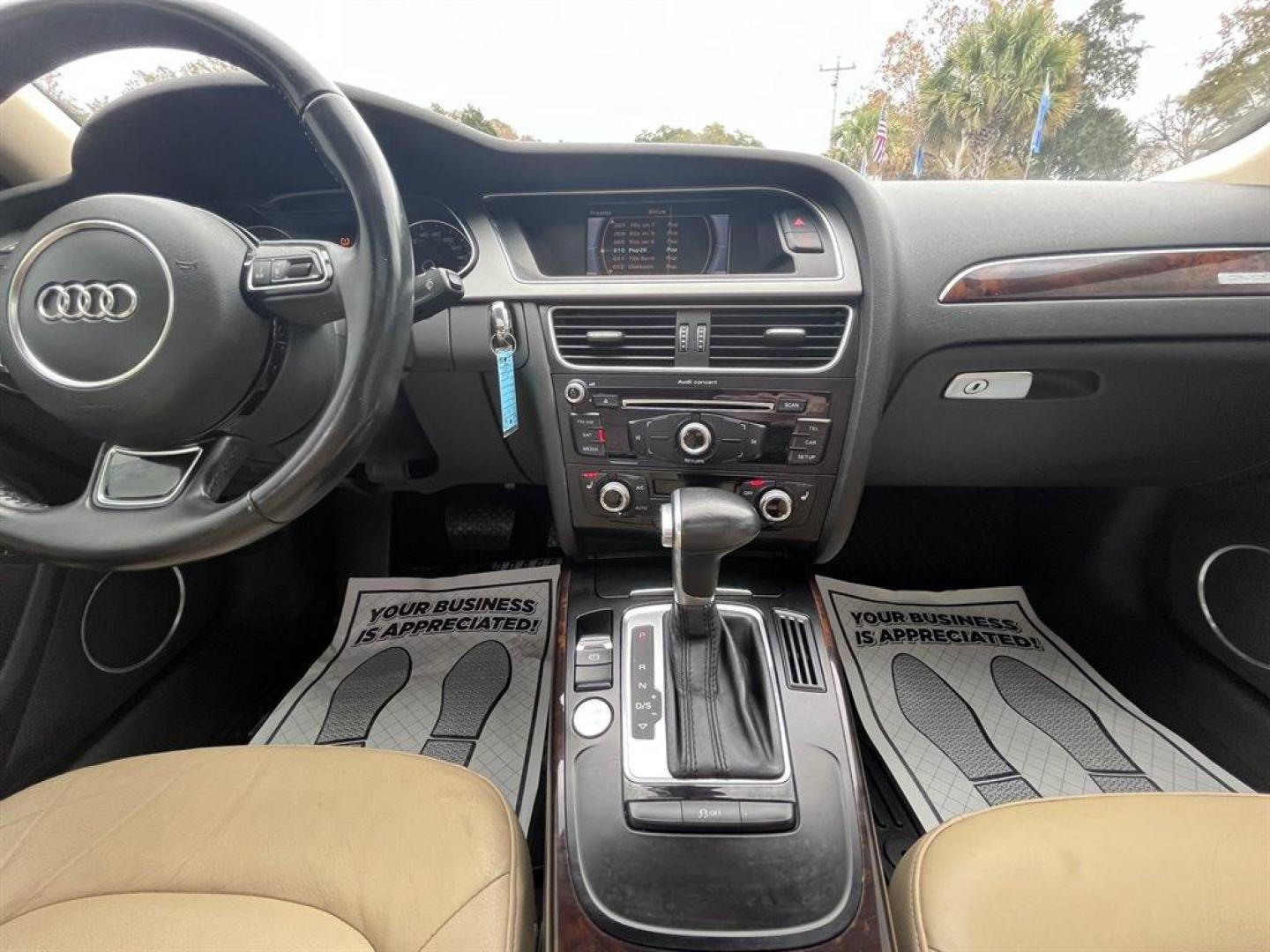 2015 Blue /Tan Audi A4 (WAUFFAFL5FN) with an 2.0l I-4 DI Dohc Flex T/C engine, Automatic transmission, located at 745 East Steele Rd., West Columbia, SC, 29170, (803) 755-9148, 33.927212, -81.148483 - 2015 AUDI A4 with Bluetooth, Sunroof, Cruise control, Leather interior, Powered front seats, Keyless Entry, Air conditioning, Powered windows, Powered door locks, Plus more! - Photo#9