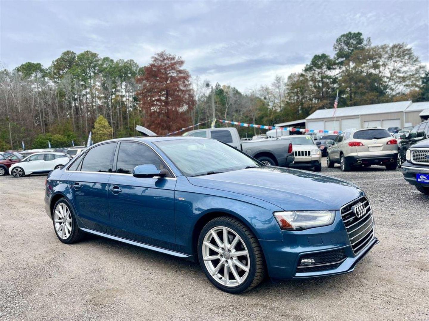 2015 Blue /Tan Audi A4 (WAUFFAFL5FN) with an 2.0l I-4 DI Dohc Flex T/C engine, Automatic transmission, located at 745 East Steele Rd., West Columbia, SC, 29170, (803) 755-9148, 33.927212, -81.148483 - 2015 AUDI A4 with Bluetooth, Sunroof, Cruise control, Leather interior, Powered front seats, Keyless Entry, Air conditioning, Powered windows, Powered door locks, Plus more! - Photo#3