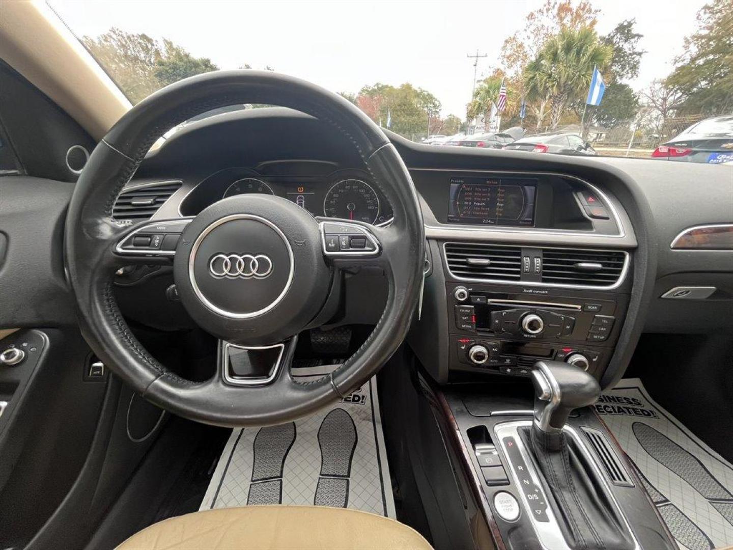 2015 Blue /Tan Audi A4 (WAUFFAFL5FN) with an 2.0l I-4 DI Dohc Flex T/C engine, Automatic transmission, located at 745 East Steele Rd., West Columbia, SC, 29170, (803) 755-9148, 33.927212, -81.148483 - 2015 AUDI A4 with Bluetooth, Sunroof, Cruise control, Leather interior, Powered front seats, Keyless Entry, Air conditioning, Powered windows, Powered door locks, Plus more! - Photo#4