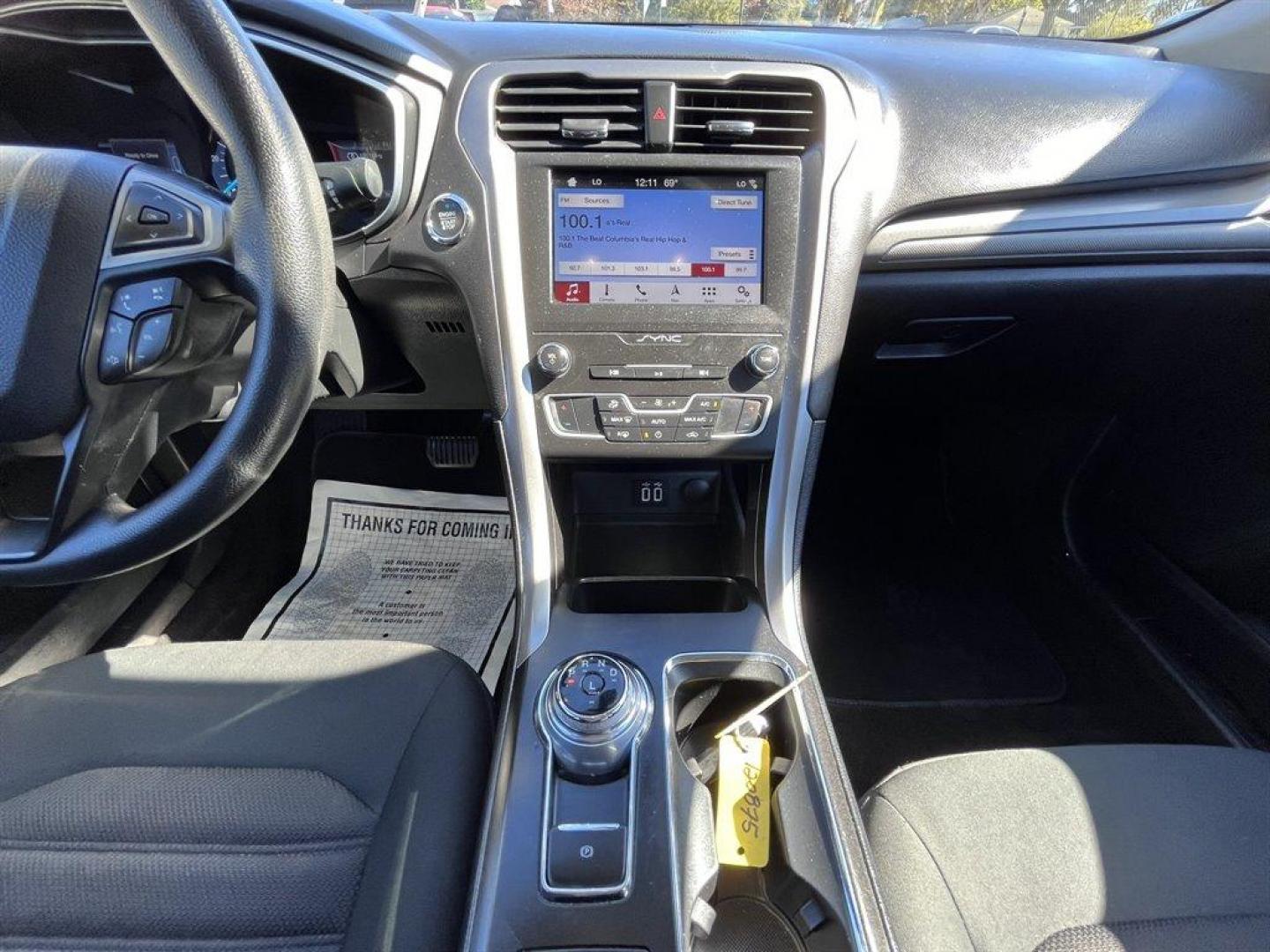 2019 Silver /Black Ford Fusion (3FA6P0LU7KR) with an 2.0l I-4 Smpi Dohc Hybrid engine, Automatic transmission, located at 745 East Steele Rd., West Columbia, SC, 29170, (803) 755-9148, 33.927212, -81.148483 - Special Internet Price! 2019 FORD FUSION - - Photo#9