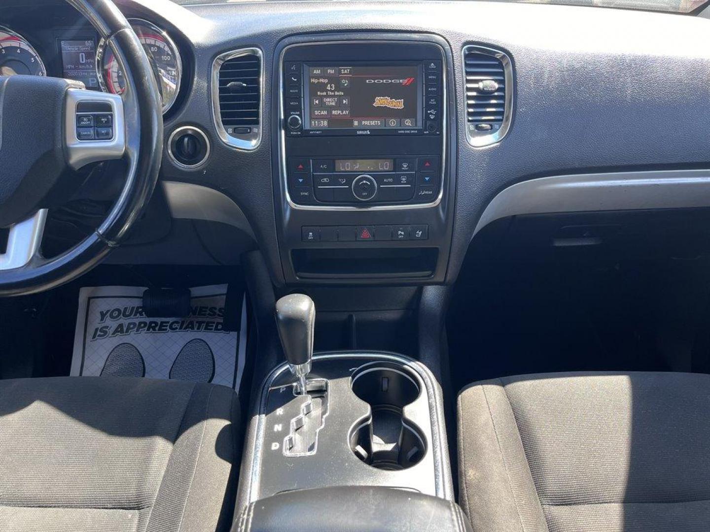 2013 Blue /Grey Dodge Durango (1C4RDJAG0DC) with an 3.6l V6 MPI Dohc 3.6l engine, Automatic transmission, located at 745 East Steele Rd., West Columbia, SC, 29170, (803) 755-9148, 33.927212, -81.148483 - Special Internet Price! 2013 Dodge Durango SXT with AM/FM stereo, Backup camera, Remote keyless entry, 3-zone auto temp control, Cloth interior, 3rd row bench seat, Powered windows, Powered door locks, Plus more! - Photo#10