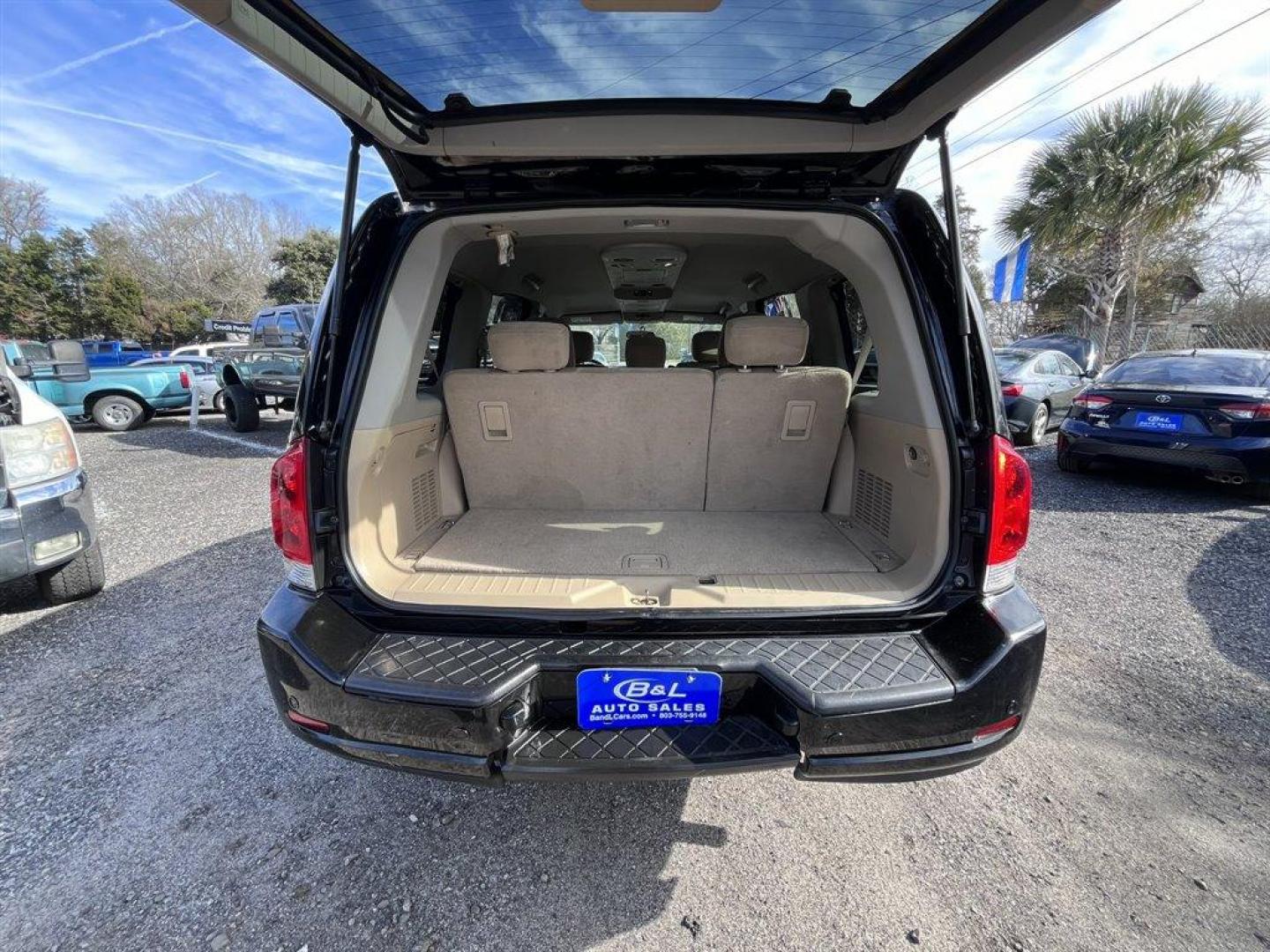 2015 Black /Tan Nissan Armada (5N1BA0ND4FN) with an 5.6l V8 MPI Dohc Flex 5.6 engine, Automatic transmission, located at 745 East Steele Rd., West Columbia, SC, 29170, (803) 755-9148, 33.927212, -81.148483 - Special Internet Price! 2015 Nissan Armada SL with Bluetooth, 7 color display, Cruise control, Heated Front Bucket Seats, Fixed 60-40 Split-Bench 3rd Row Seat Front, Push Button Start, Remote Keyless Entry, Dual Zone Front Automatic Air Conditioning, 40-20-40 Folding Split-Bench, Powered windows, P - Photo#29