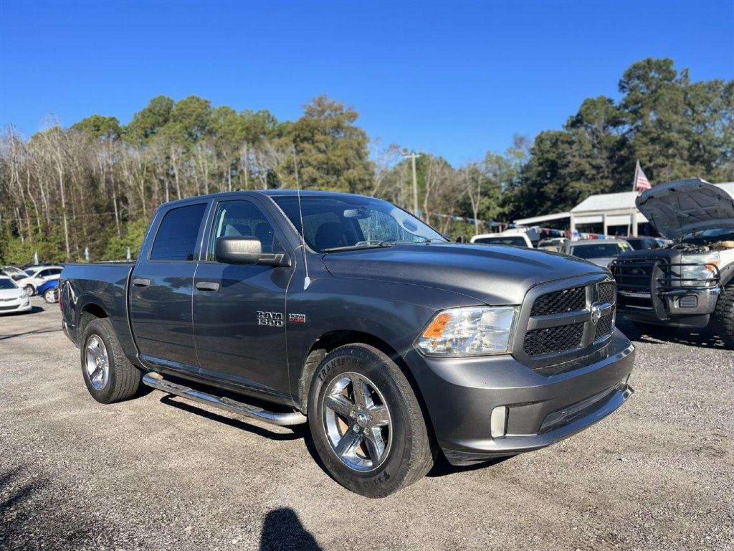 2013 Grey /Grey Ram 1500 (1C6RR6KT9DS) with an 5.7l V8 Smpi Hemi 5.7l engine, Automatic transmission, located at 745 East Steele Rd., West Columbia, SC, 29170, (803) 755-9148, 33.927212, -81.148483 - Special Internet Price! 2013 Ram 1500 with AM/FM stereo, Cruise control, Cloth interior, Rear under seat storage compartment, Air conditioning, Plus more! - Photo#3