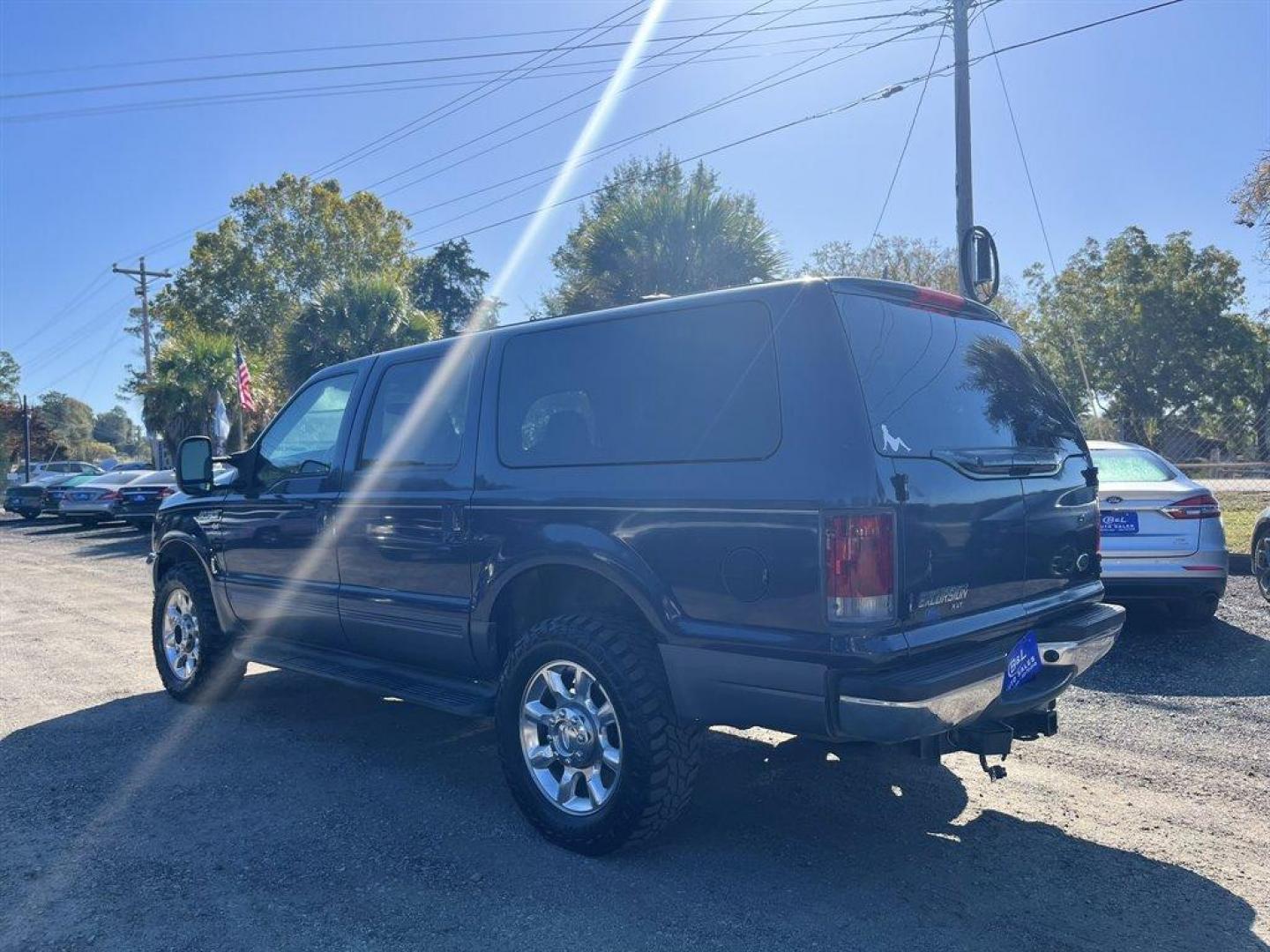 2002 Blue /Grey Ford Excursion (1FMNU41SX2E) with an 6.8l V10 EFI Sohc 6.8l engine, Auto transmission, located at 745 East Steele Rd., West Columbia, SC, 29170, (803) 755-9148, 33.927212, -81.148483 - $1,700.00 Down Payment! - Photo#1