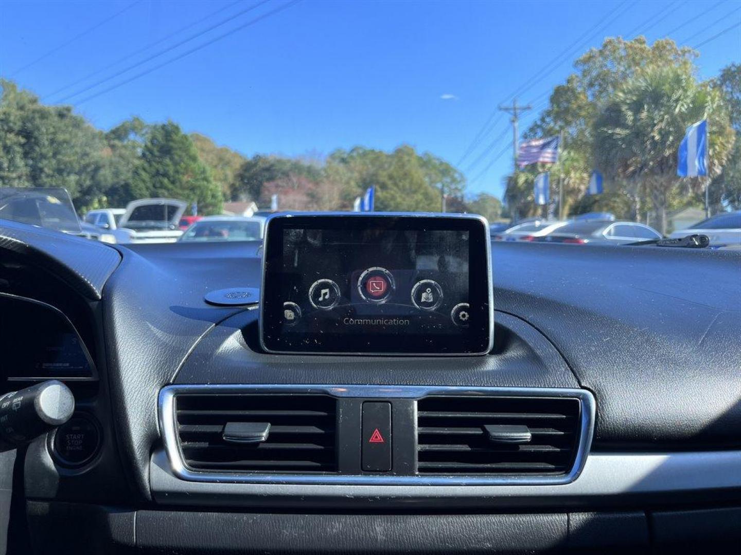 2014 Blue /Black Mazda Mazda3 (JM1BM1M31E1) with an 2.5l I-4 DI Dohc 2.5l engine, Automatic transmission, located at 745 East Steele Rd., West Columbia, SC, 29170, (803) 755-9148, 33.927212, -81.148483 - Special Internet Price! 2014 Mazda Mazda3 with Bluetooth, Backup camera, Navigation, Headsup display, Leather interior, Cruise control, Dual Zone Front Automatic Air Conditioning, Remote Keyless Entry, Powered windows, Powered door locks, Plus more! - Photo#10