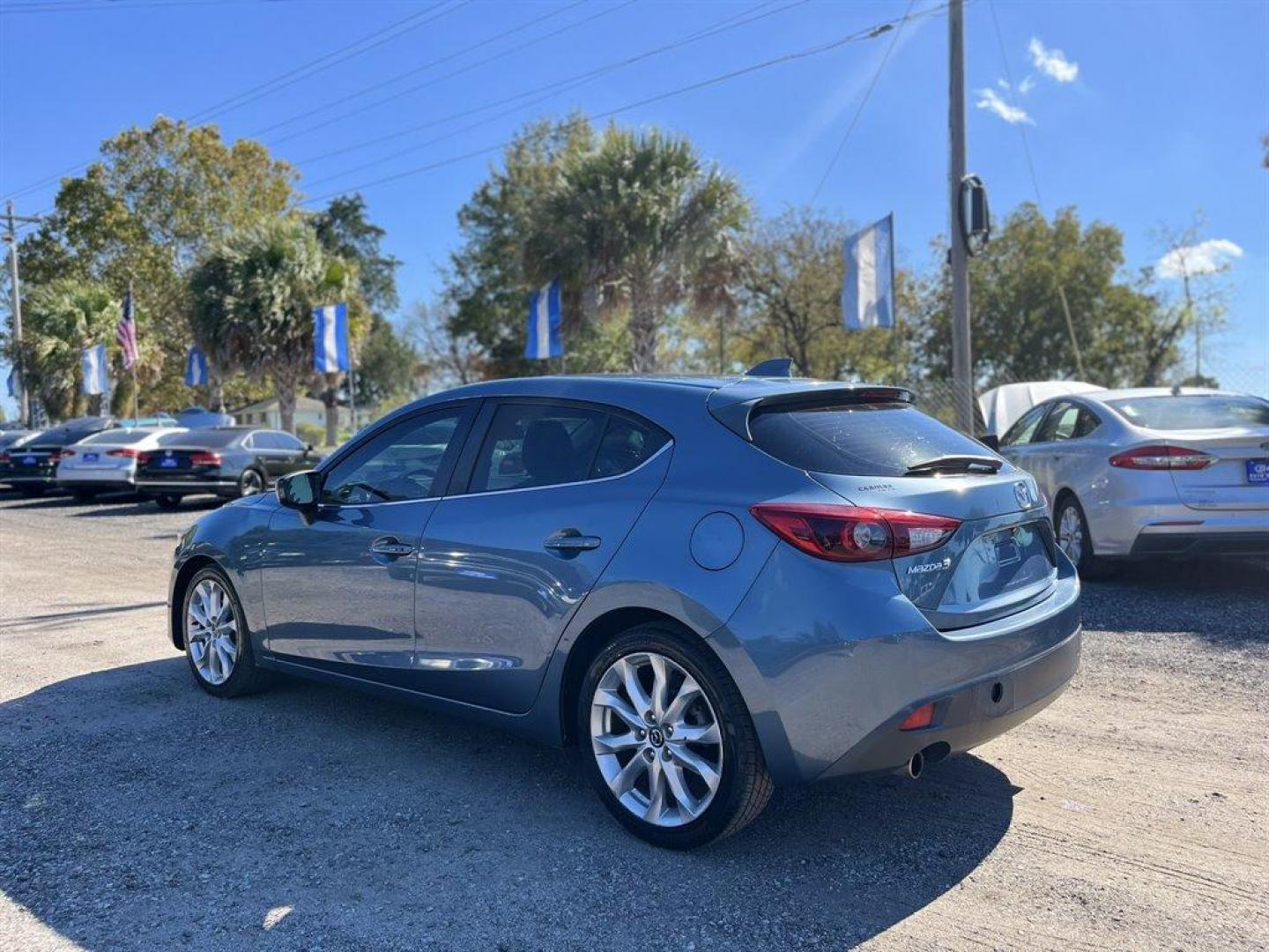 2014 Blue /Black Mazda Mazda3 (JM1BM1M31E1) with an 2.5l I-4 DI Dohc 2.5l engine, Automatic transmission, located at 745 East Steele Rd., West Columbia, SC, 29170, (803) 755-9148, 33.927212, -81.148483 - Special Internet Price! 2014 Mazda Mazda3 with Bluetooth, Backup camera, Navigation, Headsup display, Leather interior, Cruise control, Dual Zone Front Automatic Air Conditioning, Remote Keyless Entry, Powered windows, Powered door locks, Plus more! - Photo#1