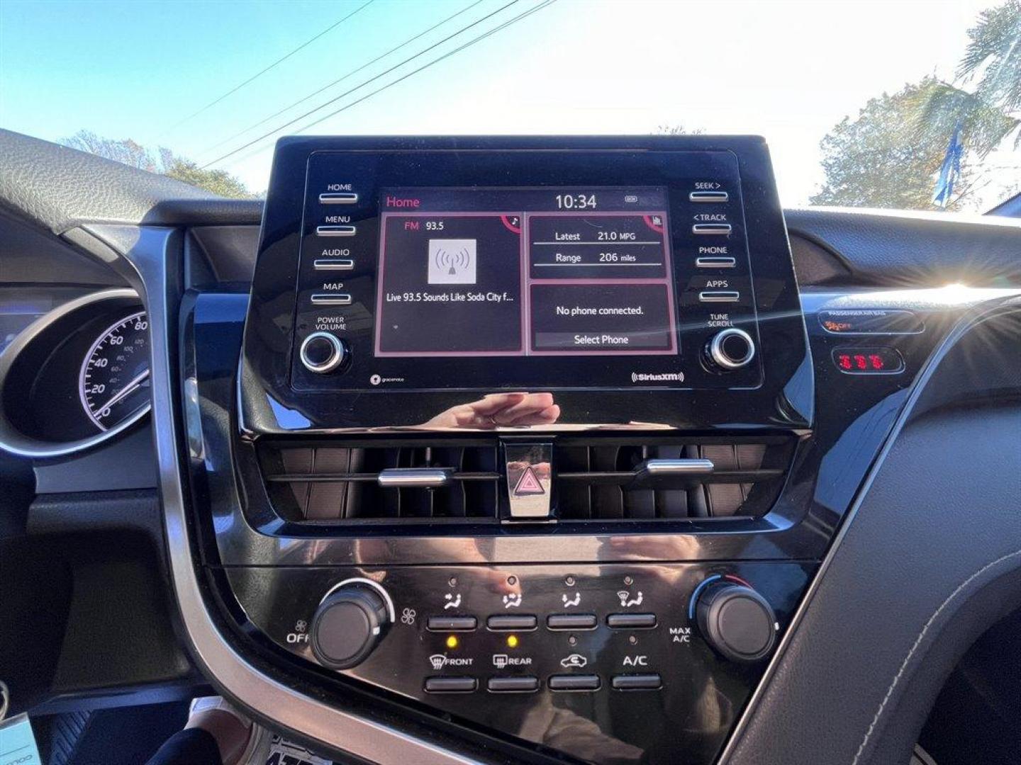 2021 Burgundy /Black Toyota Camry (4T1C11AK0MU) with an 2.5l I-4 DI Dohc 2.5l engine, Automatic transmission, located at 745 East Steele Rd., West Columbia, SC, 29170, (803) 755-9148, 33.927212, -81.148483 - Special Internet Price! 2021 Toyota Camry LE with Bluetooth, 7 touch-screen, SiriusXM 3-month All Access trial, Cruise control, Backup camera, Remote Keyless Entry, Manual Air Conditioning, Cloth interior, Powered driver seat, Rear 60-40 Folding Bench, Powered windows, Powered door locks, Plus more - Photo#11