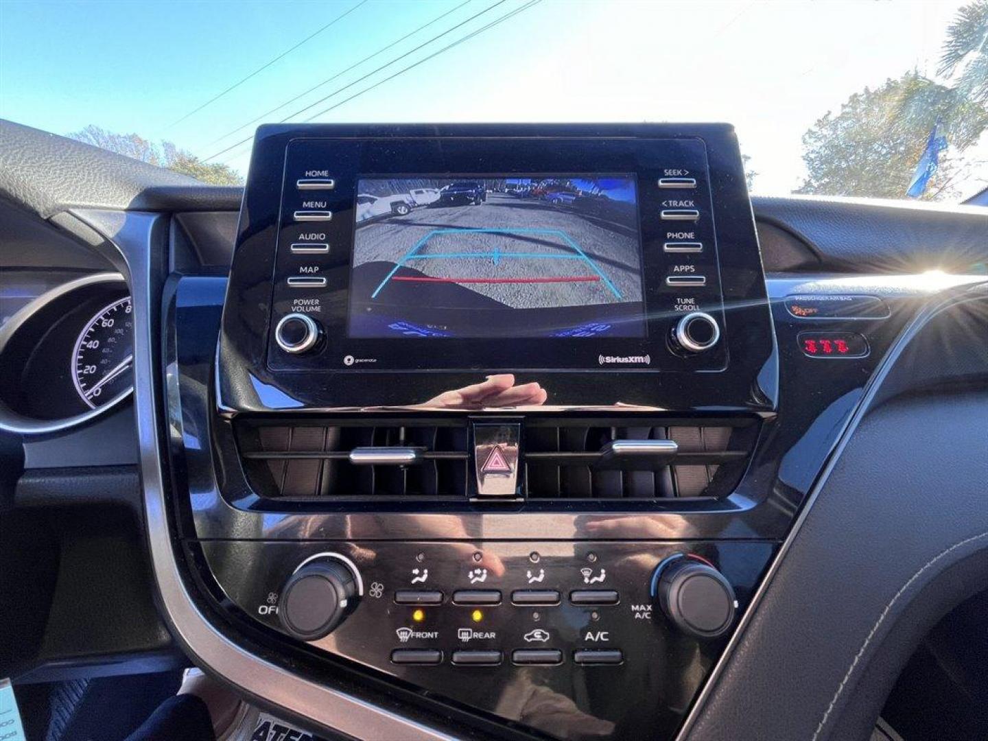 2021 Burgundy /Black Toyota Camry (4T1C11AK0MU) with an 2.5l I-4 DI Dohc 2.5l engine, Automatic transmission, located at 745 East Steele Rd., West Columbia, SC, 29170, (803) 755-9148, 33.927212, -81.148483 - Special Internet Price! 2021 Toyota Camry LE with Bluetooth, 7 touch-screen, SiriusXM 3-month All Access trial, Cruise control, Backup camera, Remote Keyless Entry, Manual Air Conditioning, Cloth interior, Powered driver seat, Rear 60-40 Folding Bench, Powered windows, Powered door locks, Plus more - Photo#12