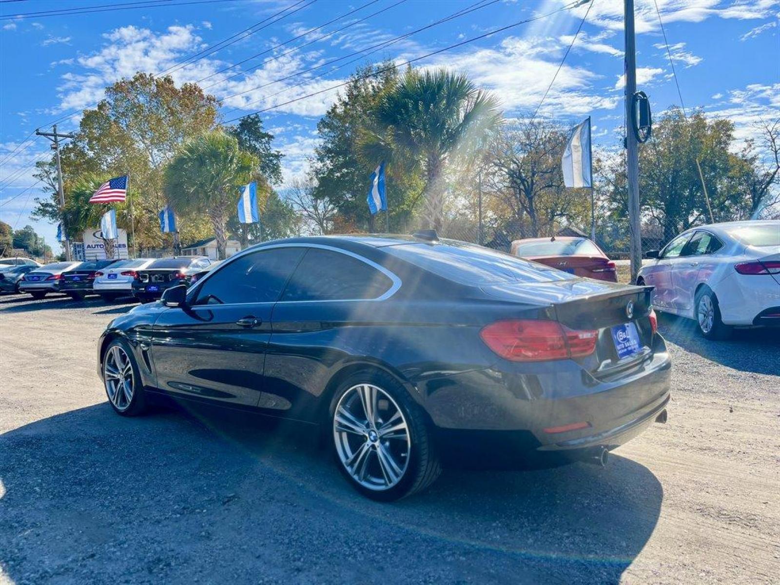 2016 Black /Black BMW 4-Series (WBA3R1C50GK) with an 3.0l I-6 DI Dohc T/C 3.0l engine, Automatic transmission, located at 745 East Steele Rd., West Columbia, SC, 29170, (803) 755-9148, 33.927212, -81.148483 - Special Internet Price! 2016 BMW 435i with Hands-Free Bluetooth, AM/FM/HD Stereo, Backup camera, Navigation, Cruise control, Sunroof, Leather interior, Power front seats, Remote Keyless Entry, Powered windows, Powered door locks, Plus more! - Photo #1