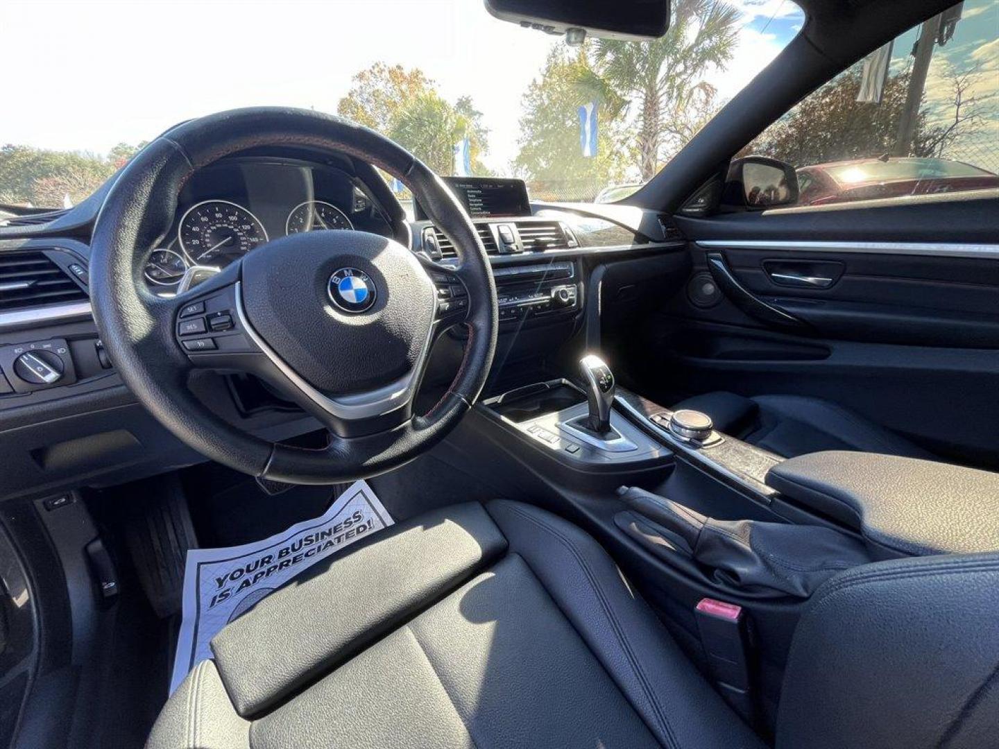 2016 Black /Black BMW 4-Series (WBA3R1C50GK) with an 3.0l I-6 DI Dohc T/C 3.0l engine, Automatic transmission, located at 745 East Steele Rd., West Columbia, SC, 29170, (803) 755-9148, 33.927212, -81.148483 - Special Internet Price! 2016 BMW 435i with Hands-Free Bluetooth, AM/FM/HD Stereo, Backup camera, Navigation, Cruise control, Sunroof, Leather interior, Power front seats, Remote Keyless Entry, Powered windows, Powered door locks, Plus more! - Photo#4