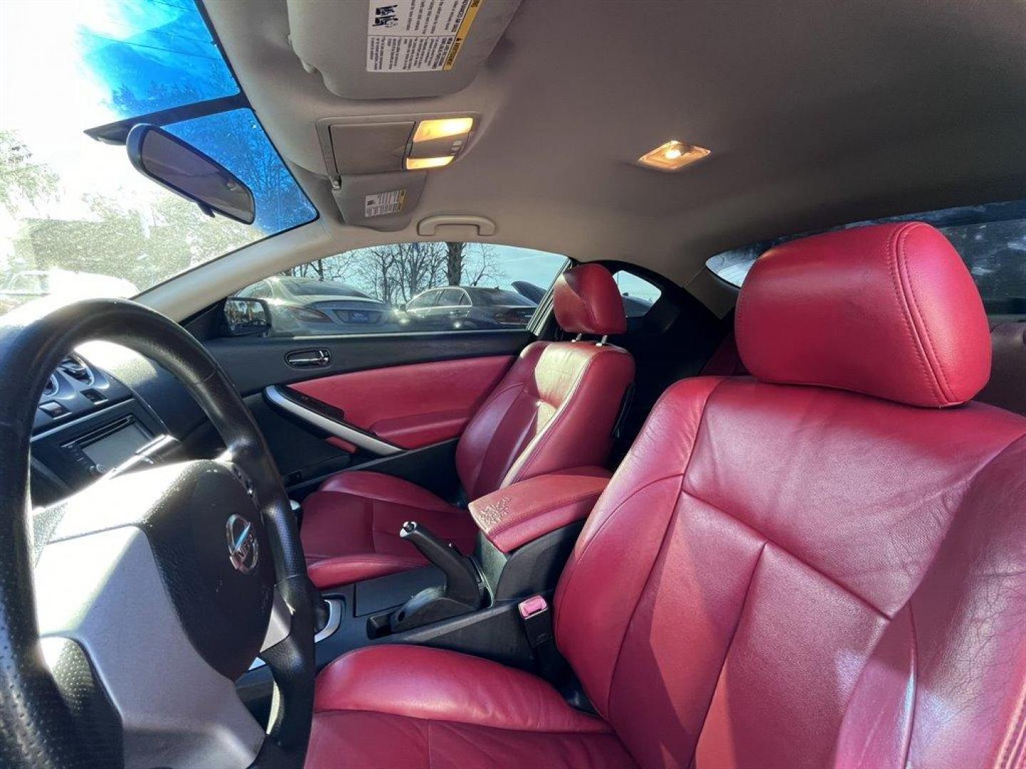 2008 Grey /Red Nissan Altima (1N4AL24E48C) with an 2.5l I-4 MPI Dohc 2.5l engine, Manual transmission, located at 745 East Steele Rd., West Columbia, SC, 29170, (803) 755-9148, 33.927212, -81.148483 - Special Internet Price! 2008 Nissan Altima with AM/FM stereo, Manual Transmission, Cruise Control, Push To Start, Air conditioning, Red Leather Interior, Powered Windows, Powered Door Locks, Plus More! - Photo#12