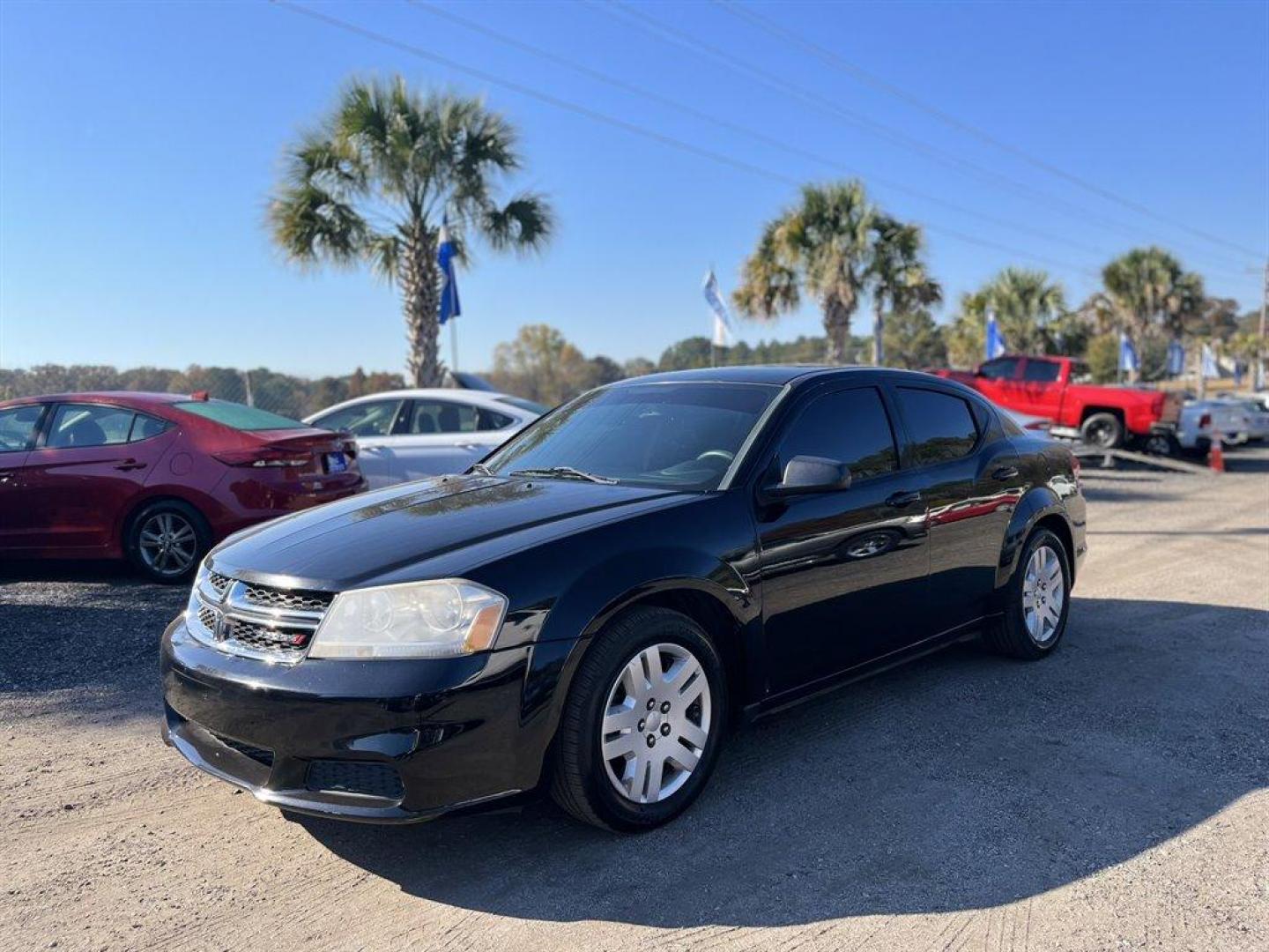 2014 Black /Black Dodge Avenger (1C3CDZAB7EN) with an 2.4l I-4 SFI Dohc 2.4l engine, Automatic transmission, located at 745 East Steele Rd., West Columbia, SC, 29170, (803) 755-9148, 33.927212, -81.148483 - 2014 Dodge Avenger with Bluetooth, AM/FM radio, Cruise control, Black cloth interior, Rear 60-40 Folding Bench, Remote Keyless Entry, Powered windows, Powered door locks, Plus more! - Photo#0