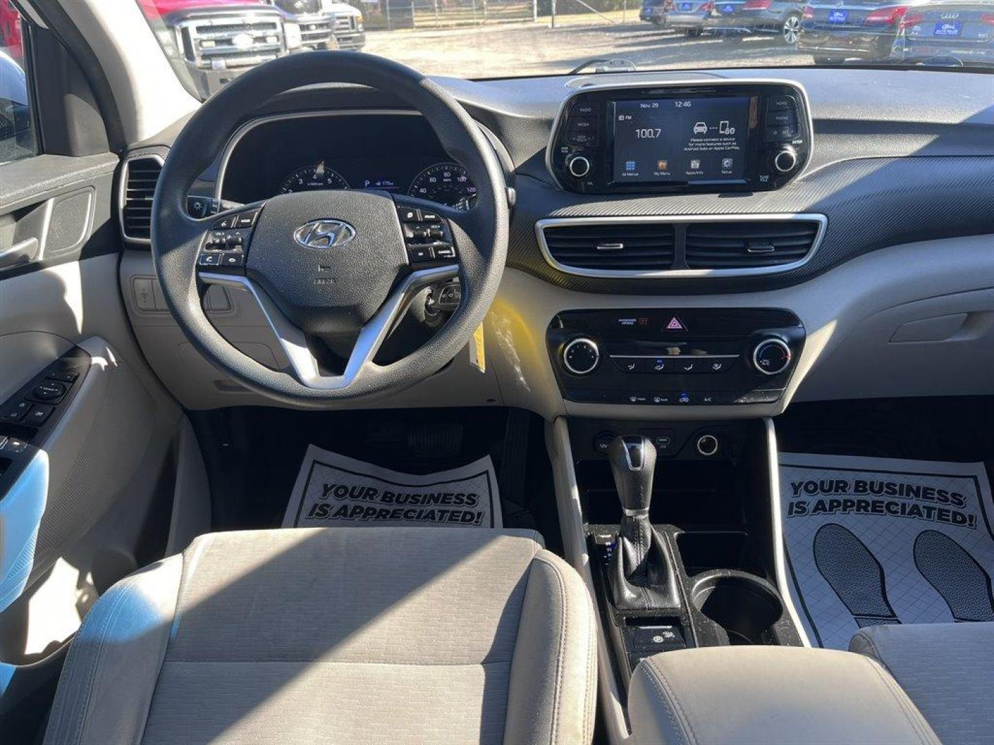 2019 White /Tan Hyundai Tucson (KM8J2CA41KU) with an 2.0l I-4 DI Dohc Cvvt 2.0 engine, Automatic transmission, located at 745 East Steele Rd., West Columbia, SC, 29170, (803) 755-9148, 33.927212, -81.148483 - Special Internet Price! 2019 Hyundai Tucson with Bluetooth, AM/FM Audio System, Backup Camera, Cruise Control, Manual Air Conditioning, Remote Keyless Entry, Cloth Interior, Front Bucket Seats, Rear 60-40 Folding Bench, Powered Windows, Powered Door Locks, Plus More! - Photo#4