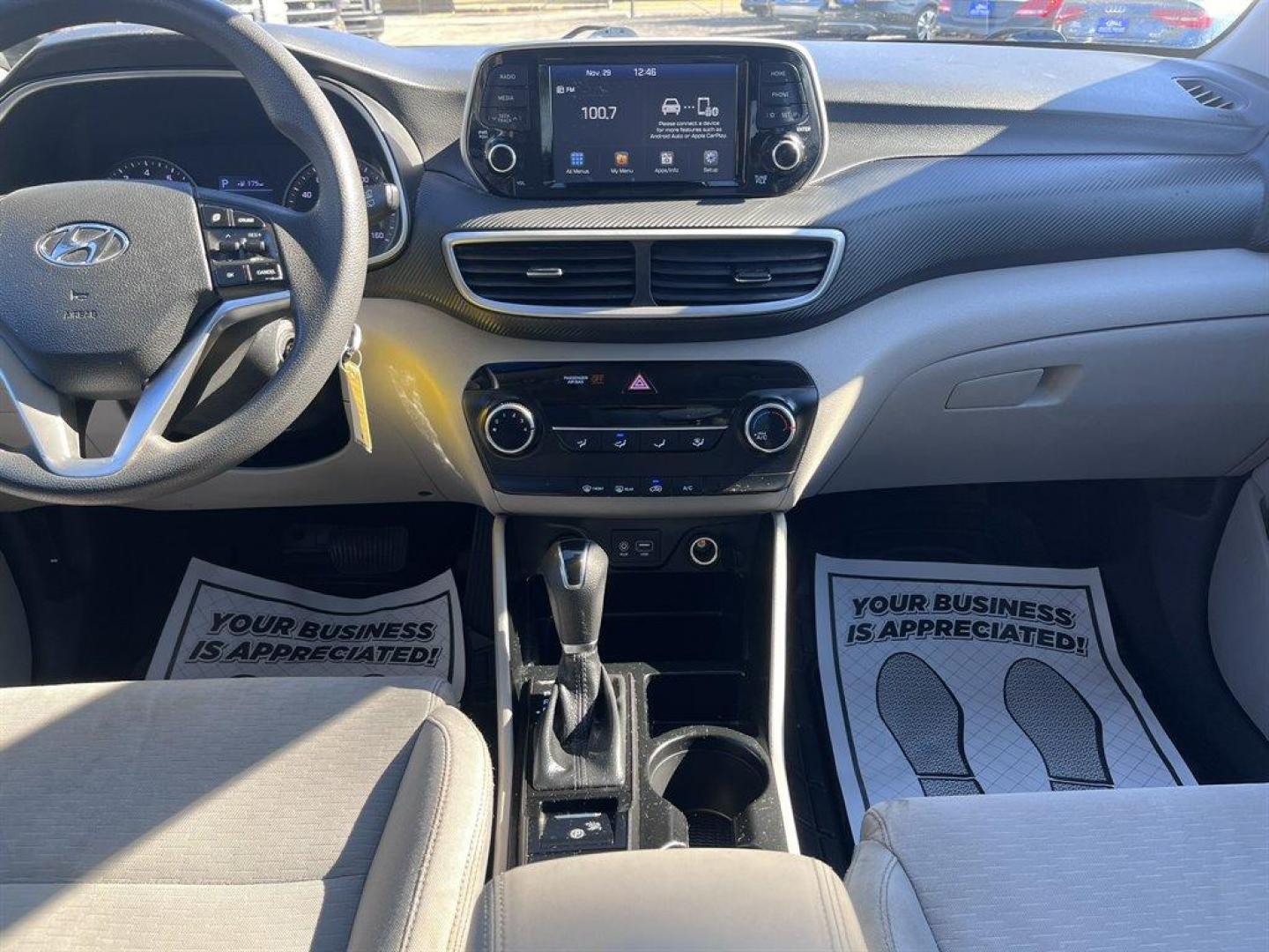 2019 White /Tan Hyundai Tucson (KM8J2CA41KU) with an 2.0l I-4 DI Dohc Cvvt 2.0 engine, Automatic transmission, located at 745 East Steele Rd., West Columbia, SC, 29170, (803) 755-9148, 33.927212, -81.148483 - Special Internet Price! 2019 Hyundai Tucson with Bluetooth, AM/FM Audio System, Backup Camera, Cruise Control, Manual Air Conditioning, Remote Keyless Entry, Cloth Interior, Front Bucket Seats, Rear 60-40 Folding Bench, Powered Windows, Powered Door Locks, Plus More! - Photo#8