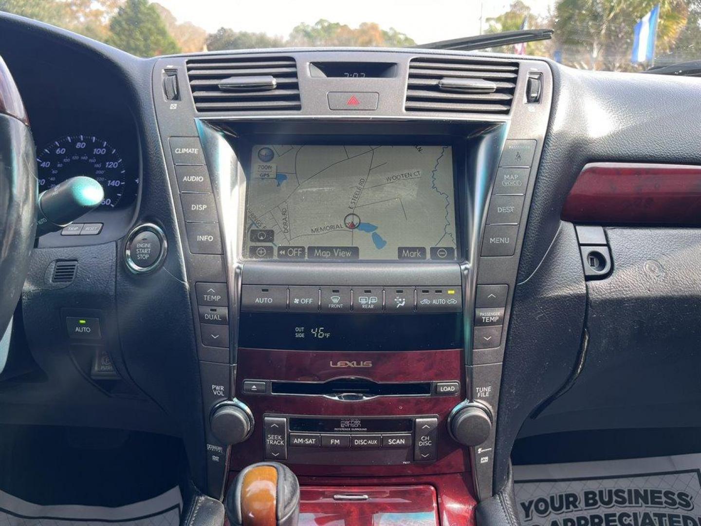 2008 Silver /Black Lexus LS 460 (JTHBL46FX85) with an 4.6l V8 EFI Dohc 4.6l engine, Automatic transmission, located at 745 East Steele Rd., West Columbia, SC, 29170, (803) 755-9148, 33.927212, -81.148483 - Special Internet Price! 2008 Lexus LS 460 with Bluetooth, Backup Camera, Navigation, Cruise control, Sunroof, Leather interior, Powered and heated front seats, Air conditioning, Keyless entry, Push to start, Plus more! - Photo#10