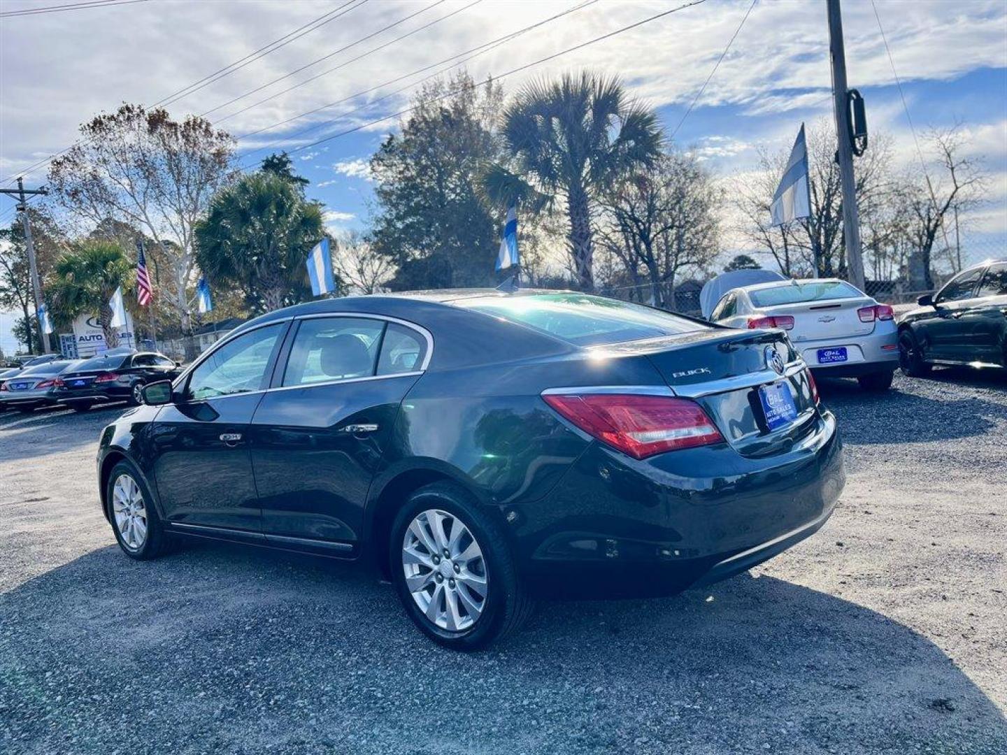 2014 Black /Black Buick Lacrosse (1G4GB5GR9EF) with an 2.4l I-4 DI Dohc Ecotec 2 engine, Automatic transmission, located at 745 East Steele Rd., West Columbia, SC, 29170, (803) 755-9148, 33.927212, -81.148483 - Special Internet Price! 2014 Buick LaCrosse with Bluetooth, AM/FM stereo and CD player includes USB port, SiriusXM Satellite Radio, Push button to start, Cruise control, Backup camera, Leather interior, Heated front seats, Memory driver seat, plus more! - Photo#1