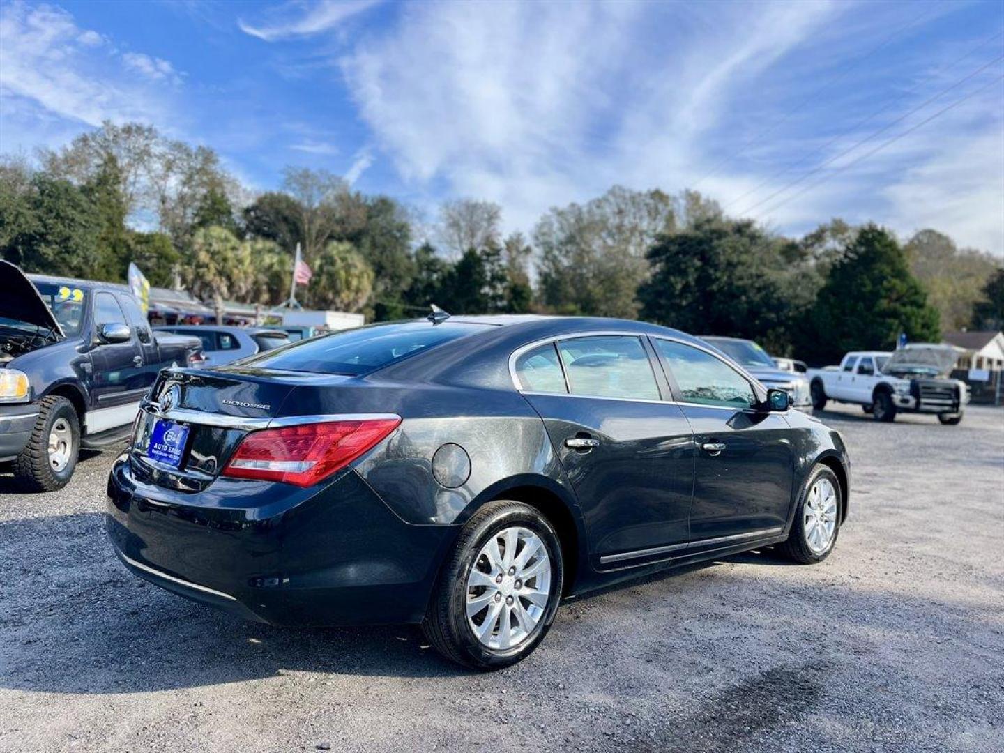 2014 Black /Black Buick Lacrosse (1G4GB5GR9EF) with an 2.4l I-4 DI Dohc Ecotec 2 engine, Automatic transmission, located at 745 East Steele Rd., West Columbia, SC, 29170, (803) 755-9148, 33.927212, -81.148483 - Special Internet Price! 2014 Buick LaCrosse with Bluetooth, AM/FM stereo and CD player includes USB port, SiriusXM Satellite Radio, Push button to start, Cruise control, Backup camera, Leather interior, Heated front seats, Memory driver seat, plus more! - Photo#2