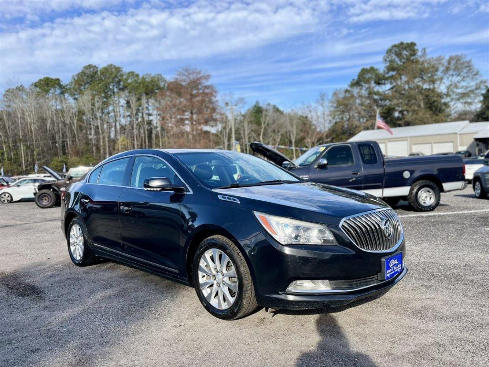 2014 Black /Black Buick Lacrosse (1G4GB5GR9EF) with an 2.4l I-4 DI Dohc Ecotec 2 engine, Automatic transmission, located at 745 East Steele Rd., West Columbia, SC, 29170, (803) 755-9148, 33.927212, -81.148483 - Special Internet Price! 2014 Buick LaCrosse with Bluetooth, AM/FM stereo and CD player includes USB port, SiriusXM Satellite Radio, Push button to start, Cruise control, Backup camera, Leather interior, Heated front seats, Memory driver seat, plus more! - Photo #3
