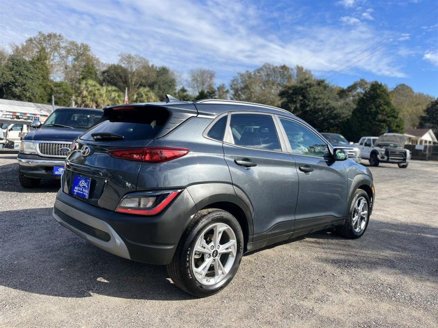 2023 Grey /Grey Hyundai Kona (KM8K62AB5PU) with an 2.0l I-4 MPI Dohc 2.0l engine, Automatic transmission, located at 745 East Steele Rd., West Columbia, SC, 29170, (803) 755-9148, 33.927212, -81.148483 - Special Internet Price! 2023 Hyundai Kona with Bluetooth, Backup Camera, Cruise Control, Keyless Entry, Air Condition, Cloth interior, Seats 5, Powered driver seat, Plus more! - Photo#2