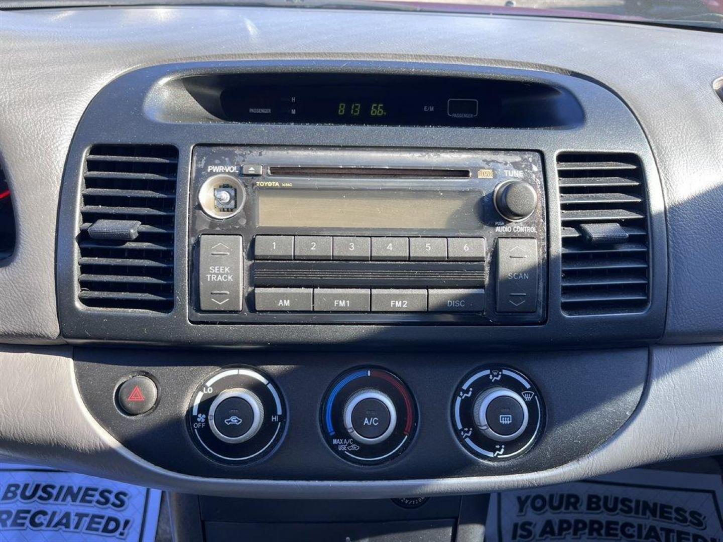 2005 Maroon /Grey Toyota Camry (4T1BE32K55U) with an 2.4l I-4 SFI Dohc 2.4l engine, Automatic transmission, located at 745 East Steele Rd., West Columbia, SC, 29170, (803) 755-9148, 33.927212, -81.148483 - Special Internet Price! 2005 Toyota Camry with AM/FM stereo, CD player, Cruise control, Remote keyless entry, Sunroof, Cloth seat trim, Powered driver seat, Rear 60/40 split fold-down seat, Powered windows, Powered door locks, Plus more! - Photo#9