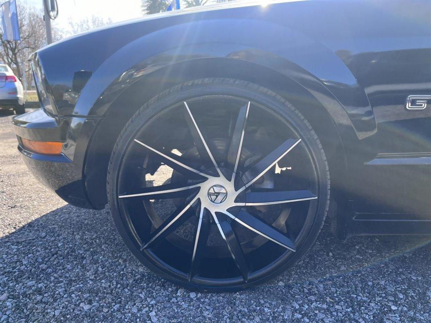 2006 Black /Black Ford Mustang (1ZVFT82H365) with an 4.6l V8 EFI Sohc 4.6l engine, Manual transmission, located at 745 East Steele Rd., West Columbia, SC, 29170, (803) 755-9148, 33.927212, -81.148483 - Special Internet Price! 2006 Ford Mustang GT with 5-speed manual transmission, AM/FM radio, Air conditioning, Remote keyless entry, Leather interior, Powered windows, Powered door locks, Plus more! - Photo#24