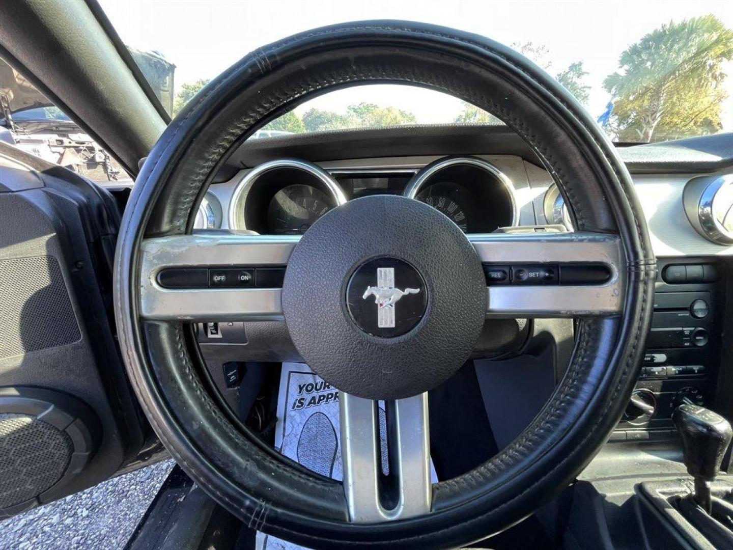 2006 Black /Black Ford Mustang (1ZVFT82H365) with an 4.6l V8 EFI Sohc 4.6l engine, Manual transmission, located at 745 East Steele Rd., West Columbia, SC, 29170, (803) 755-9148, 33.927212, -81.148483 - Special Internet Price! 2006 Ford Mustang GT with 5-speed manual transmission, AM/FM radio, Air conditioning, Remote keyless entry, Leather interior, Powered windows, Powered door locks, Plus more! - Photo#6