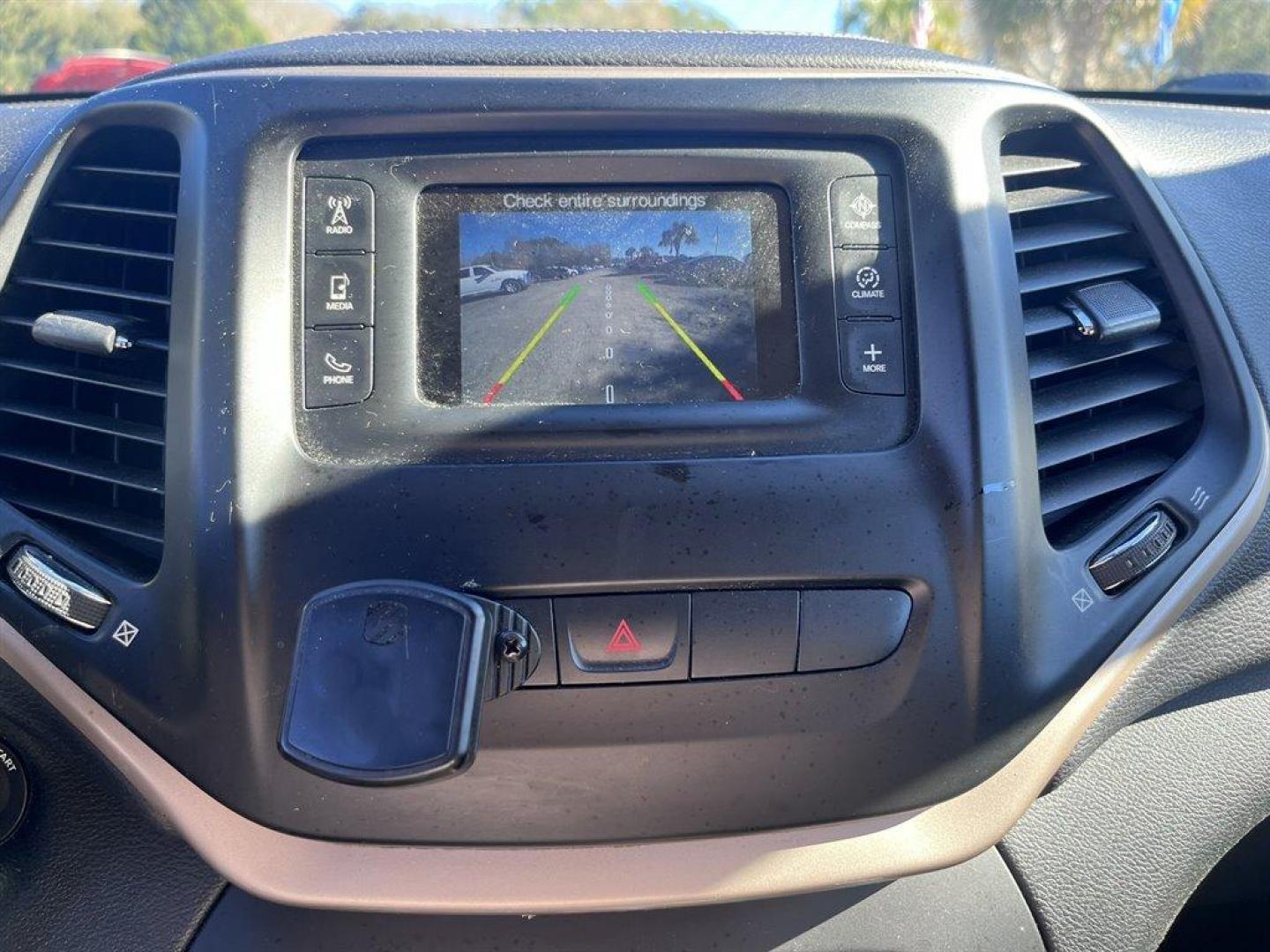 2015 Black /Black Jeep Cherokee (1C4PJMCS6FW) with an 3.2l V6 Smpi Dohc 3.2l engine, Automatic transmission, located at 745 East Steele Rd., West Columbia, SC, 29170, (803) 755-9148, 33.927212, -81.148483 - 2015 Jeep Cherokee Latitude with Bluetooth, Backup Camera, Cruise Control, Manual Air Conditioning, Remote Keyless Entry, Compass, Premium Cloth Bucket Seats, Rear 60-40 Folding Split-Bench, Cargo Area Concealed Storage, Powered Windows, Powered Door Locks, Plus More! - Photo#12