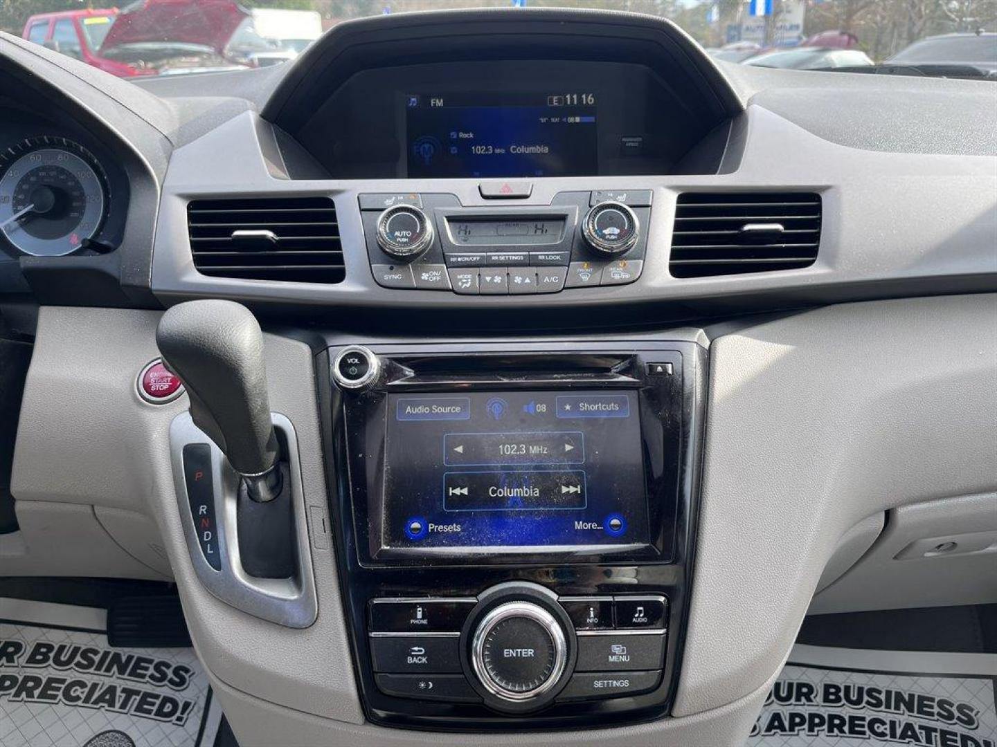 2015 Blue /Grey Honda Odyssey (5FNRL5H60FB) with an 3.5l V6 MPI Sohc Vtec 3.5 engine, Automatic transmission, located at 745 East Steele Rd., West Columbia, SC, 29170, (803) 755-9148, 33.927212, -81.148483 - Special Internet Price! 2015 Honda Odyssey with Bluetooth, AM/FM/CD Audio System, Backup Camera, Cruise Control, Remote Keyless Entry, Dual Zone Front Automatic Air Conditioning, Sunroof, Power Lift Gate, Heated Front Bucket Seats, Removable 40-20-40 Folding Split-Bench, Fixed 60-40 Split-Bench 3rd - Photo#10