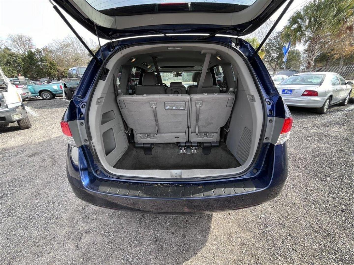 2015 Blue /Grey Honda Odyssey (5FNRL5H60FB) with an 3.5l V6 MPI Sohc Vtec 3.5 engine, Automatic transmission, located at 745 East Steele Rd., West Columbia, SC, 29170, (803) 755-9148, 33.927212, -81.148483 - Special Internet Price! 2015 Honda Odyssey with Bluetooth, AM/FM/CD Audio System, Backup Camera, Cruise Control, Remote Keyless Entry, Dual Zone Front Automatic Air Conditioning, Sunroof, Power Lift Gate, Heated Front Bucket Seats, Removable 40-20-40 Folding Split-Bench, Fixed 60-40 Split-Bench 3rd - Photo#30