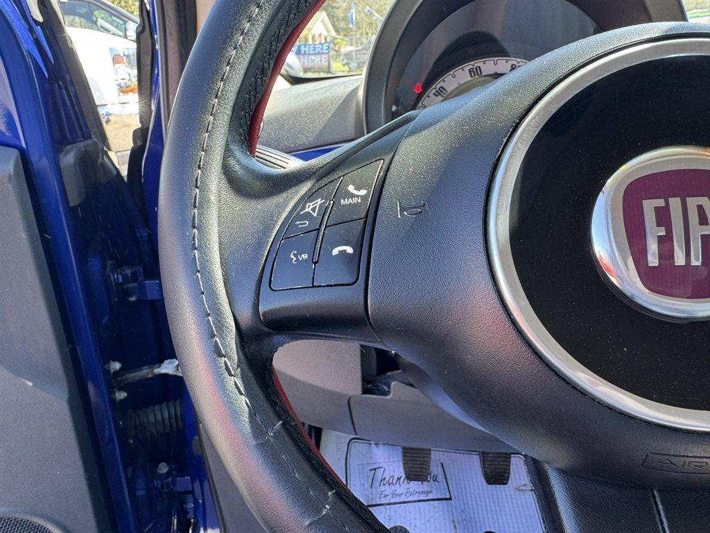 2012 Blue /Black Fiat 500 (3C3CFFDRXCT) with an 1.4l I-4 MPI 1.4l engine, Manual transmission, located at 745 East Steele Rd., West Columbia, SC, 29170, (803) 755-9148, 33.927212, -81.148483 - Photo#7