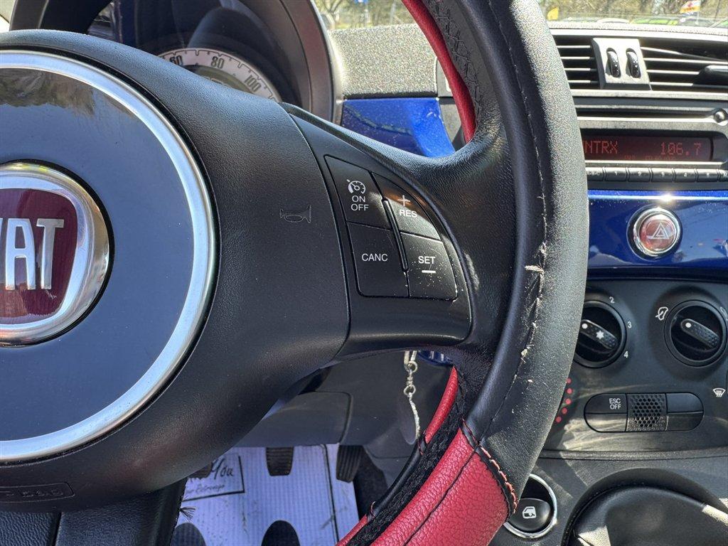 2012 Blue /Black Fiat 500 (3C3CFFDRXCT) with an 1.4l I-4 MPI 1.4l engine, Manual transmission, located at 745 East Steele Rd., West Columbia, SC, 29170, (803) 755-9148, 33.927212, -81.148483 - Photo#8