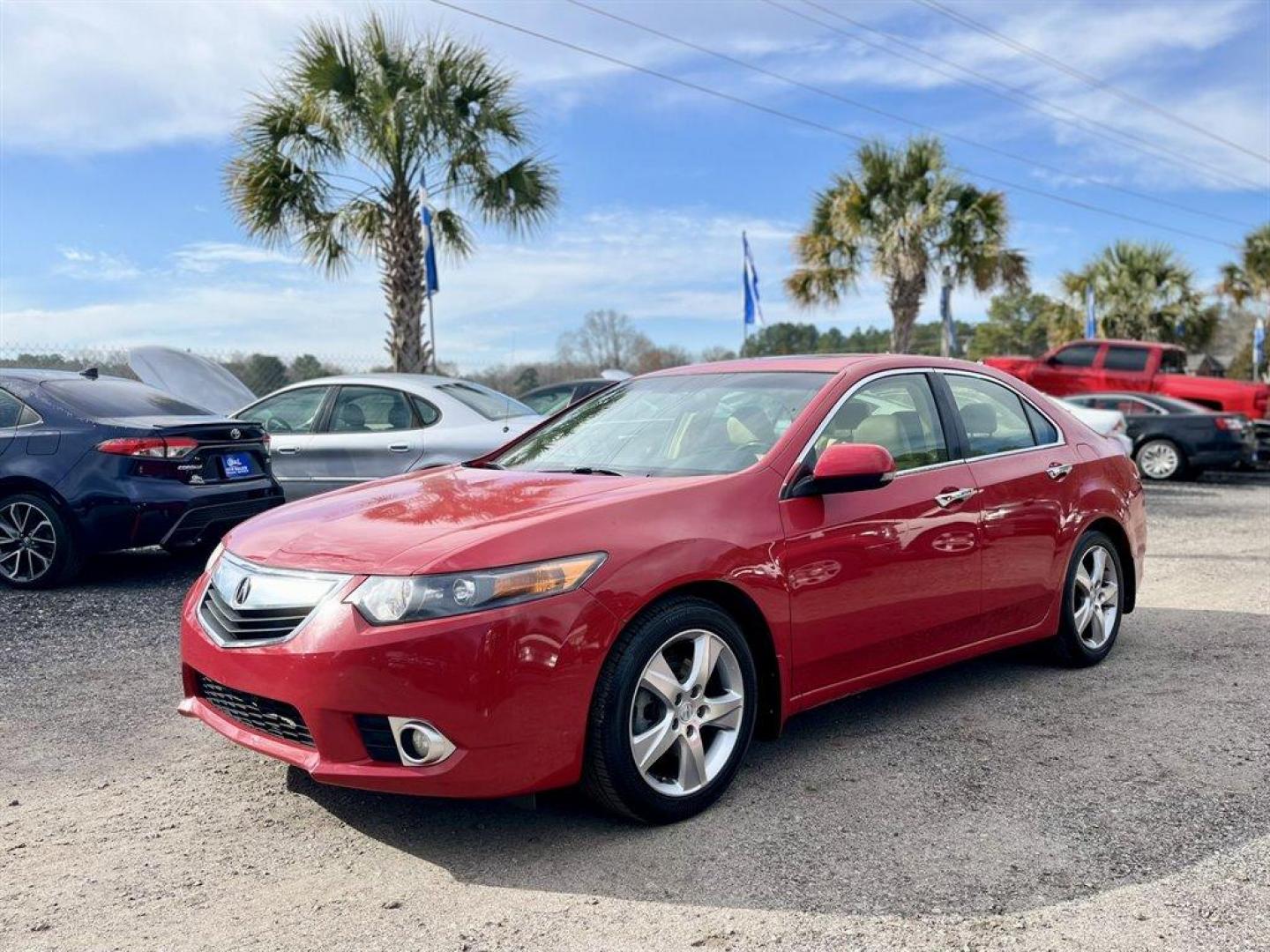 2013 Red /Tan Acura TSX (JH4CU2F61DC) with an 2.4l I-4 MPI Dohc 2.4l engine, Automatic transmission, located at 745 East Steele Rd., West Columbia, SC, 29170, (803) 755-9148, 33.927212, -81.148483 - Special Internet Price! 2013 Acura TSX with AM/FM stereo, Backup Camera, Sunroof, Cruise Control, Dual-Zone Automatic Climate Control, Leather Interior, Keyless Entry, 60/40 Split-Folding Rear Seat, Powered Windows, Powered Door Locks, Plus More! - Photo#0