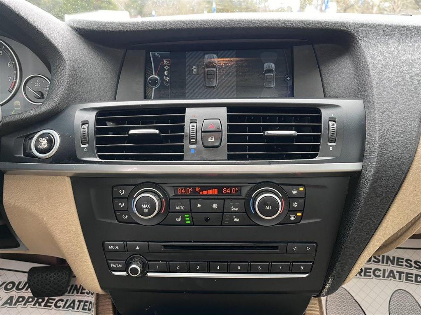 2011 Black /Tan BMW X3 (5UXWX5C5XBL) with an 3.0l I-6 DI Dohc 3.0l engine, Automatic transmission, located at 745 East Steele Rd., West Columbia, SC, 29170, (803) 755-9148, 33.927212, -81.148483 - Special Internet Price! 2011 BMW X3 with AM/FM stereo/CD/MP3 audio system, Bluetooth, HD Radio, Cruise control, Navigation, Satellite view and backup camera, Panoramic sunroof, Keyless entry, Push to start, Automatic climate control, Heated front seats, Leather interior, Powered liftgate, Plus more! - Photo#10