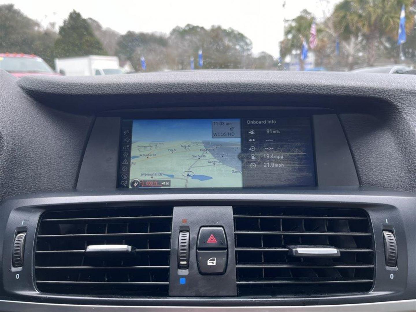 2011 Black /Tan BMW X3 (5UXWX5C5XBL) with an 3.0l I-6 DI Dohc 3.0l engine, Automatic transmission, located at 745 East Steele Rd., West Columbia, SC, 29170, (803) 755-9148, 33.927212, -81.148483 - Special Internet Price! 2011 BMW X3 with AM/FM stereo/CD/MP3 audio system, Bluetooth, HD Radio, Cruise control, Navigation, Satellite view and backup camera, Panoramic sunroof, Keyless entry, Push to start, Automatic climate control, Heated front seats, Leather interior, Powered liftgate, Plus more! - Photo#13