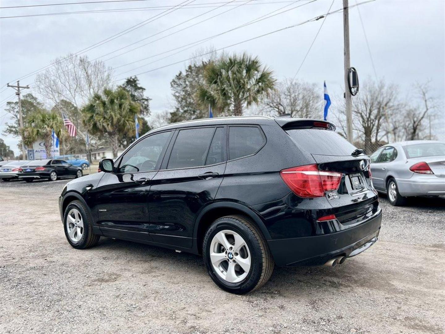 2011 Black /Tan BMW X3 (5UXWX5C5XBL) with an 3.0l I-6 DI Dohc 3.0l engine, Automatic transmission, located at 745 East Steele Rd., West Columbia, SC, 29170, (803) 755-9148, 33.927212, -81.148483 - Special Internet Price! 2011 BMW X3 with AM/FM stereo/CD/MP3 audio system, Bluetooth, HD Radio, Cruise control, Navigation, Satellite view and backup camera, Panoramic sunroof, Keyless entry, Push to start, Automatic climate control, Heated front seats, Leather interior, Powered liftgate, Plus more! - Photo#1