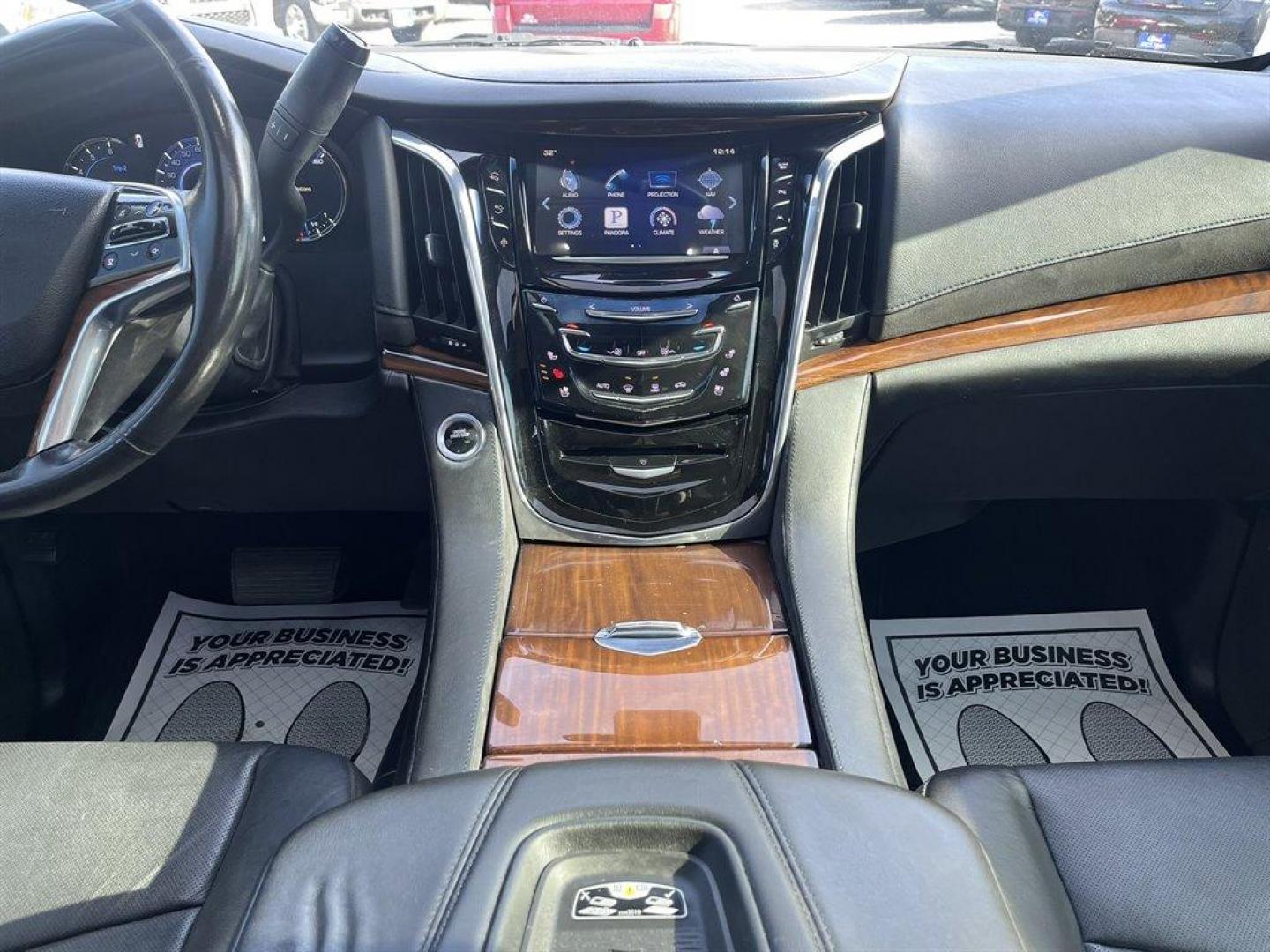 2016 Black /Black Cadillac Escalade (1GYS4HKJ3GR) with an 6.2l V8 DI VVT Flex 6.2l engine, Automatic transmission, located at 745 East Steele Rd., West Columbia, SC, 29170, (803) 755-9148, 33.927212, -81.148483 - Special Internet Price! 2016 Cadillac Escalade ESV Luxury with Bluetooth, 3-month All Access trial subscription SiriusXM Satellite Radio, Backup camera, Navigation, Cruise control, Head-Up display, Push to start, Keyless entry, Sunroof, Dual rear entertainment, Black leather interior, Driver memory - Photo#9