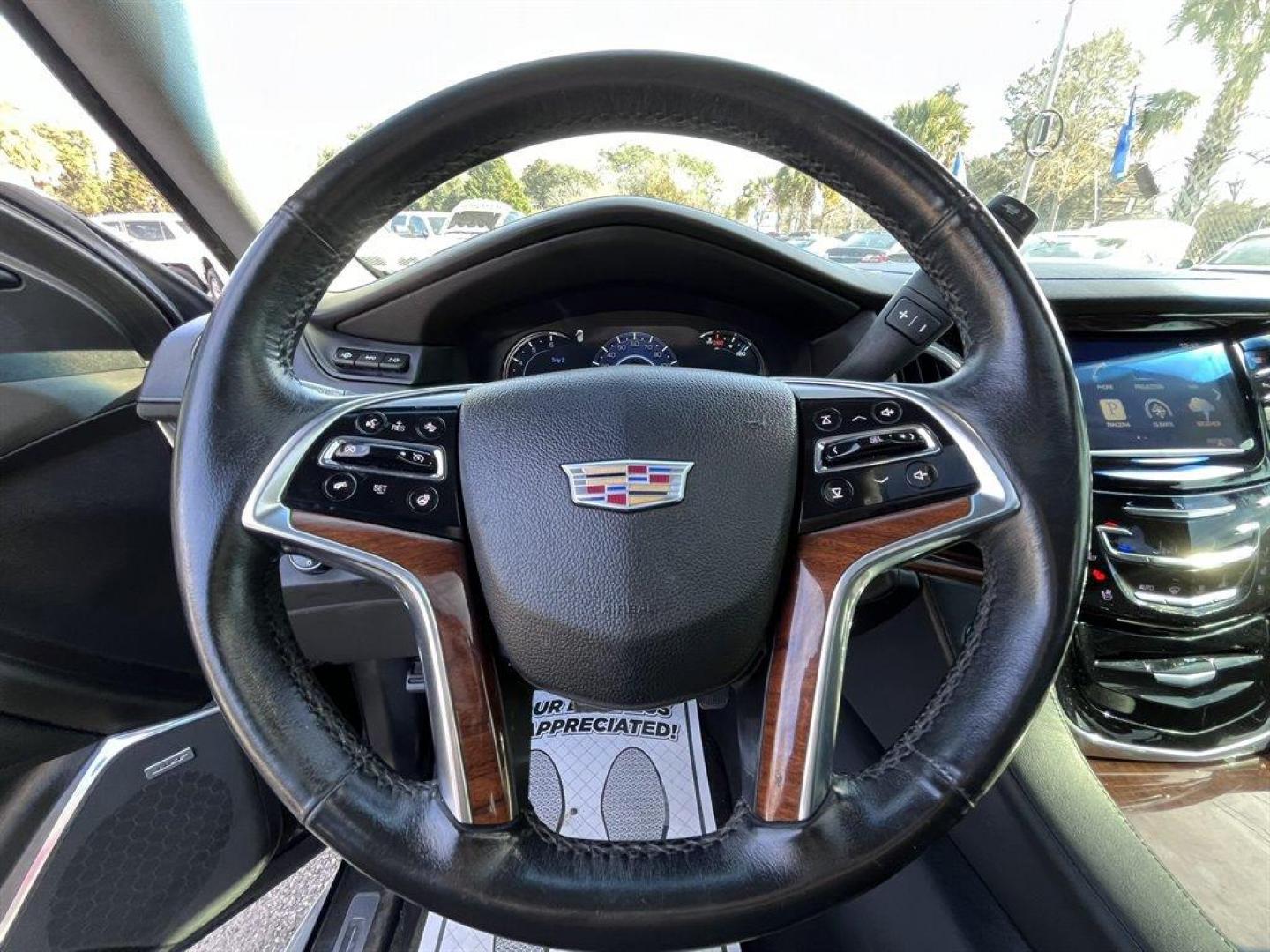 2016 Black /Black Cadillac Escalade (1GYS4HKJ3GR) with an 6.2l V8 DI VVT Flex 6.2l engine, Automatic transmission, located at 745 East Steele Rd., West Columbia, SC, 29170, (803) 755-9148, 33.927212, -81.148483 - Special Internet Price! 2016 Cadillac Escalade ESV Luxury with Bluetooth, 3-month All Access trial subscription SiriusXM Satellite Radio, Backup camera, Navigation, Cruise control, Head-Up display, Push to start, Keyless entry, Sunroof, Dual rear entertainment, Black leather interior, Driver memory - Photo#5