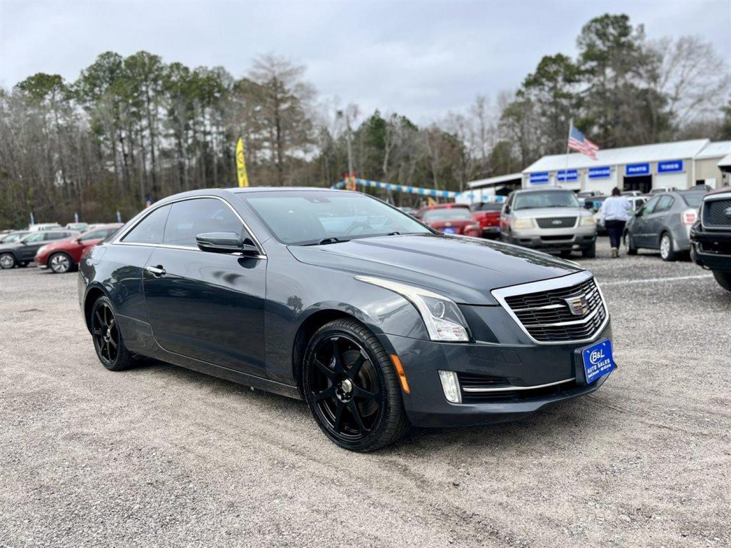 2015 Grey /Black Cadillac ATS (1G6AJ1RX4F0) with an 2.0l I-4 DI Dohc T/C 2.0l engine, Automatic transmission, located at 745 East Steele Rd., West Columbia, SC, 29170, (803) 755-9148, 33.927212, -81.148483 - Special Internet Price! 2015 Cadillac ATS with Bluetooth, Backup camera, Navigation, Cruise control, Remote Keyless Entry, Sunroof, Leather interior, Powered windows, Powered door locks, Plus more! - Photo#3