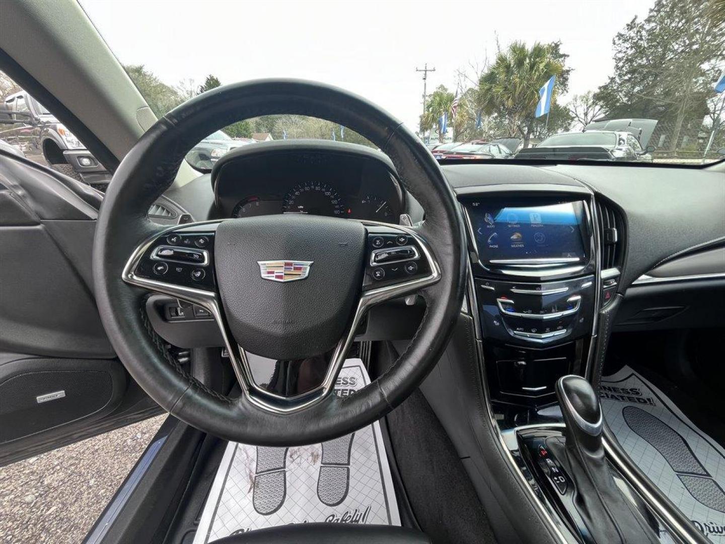 2015 Grey /Black Cadillac ATS (1G6AJ1RX4F0) with an 2.0l I-4 DI Dohc T/C 2.0l engine, Automatic transmission, located at 745 East Steele Rd., West Columbia, SC, 29170, (803) 755-9148, 33.927212, -81.148483 - Special Internet Price! 2015 Cadillac ATS with Bluetooth, Backup camera, Navigation, Cruise control, Remote Keyless Entry, Sunroof, Leather interior, Powered windows, Powered door locks, Plus more! - Photo#5